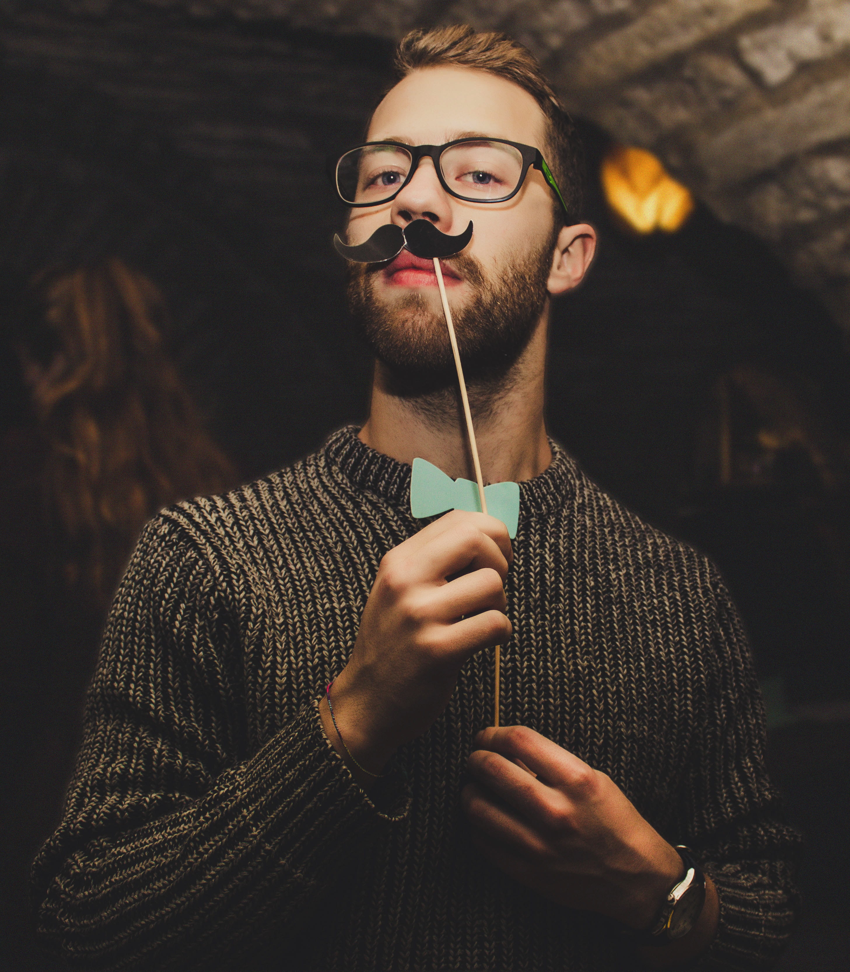leisure activity, wrist watch, real people, holding, adult, beard, men, eyeglasses, casual clothing, facial hair, one person, standing, glasses, fine-looking, Phone HD Wallpaper