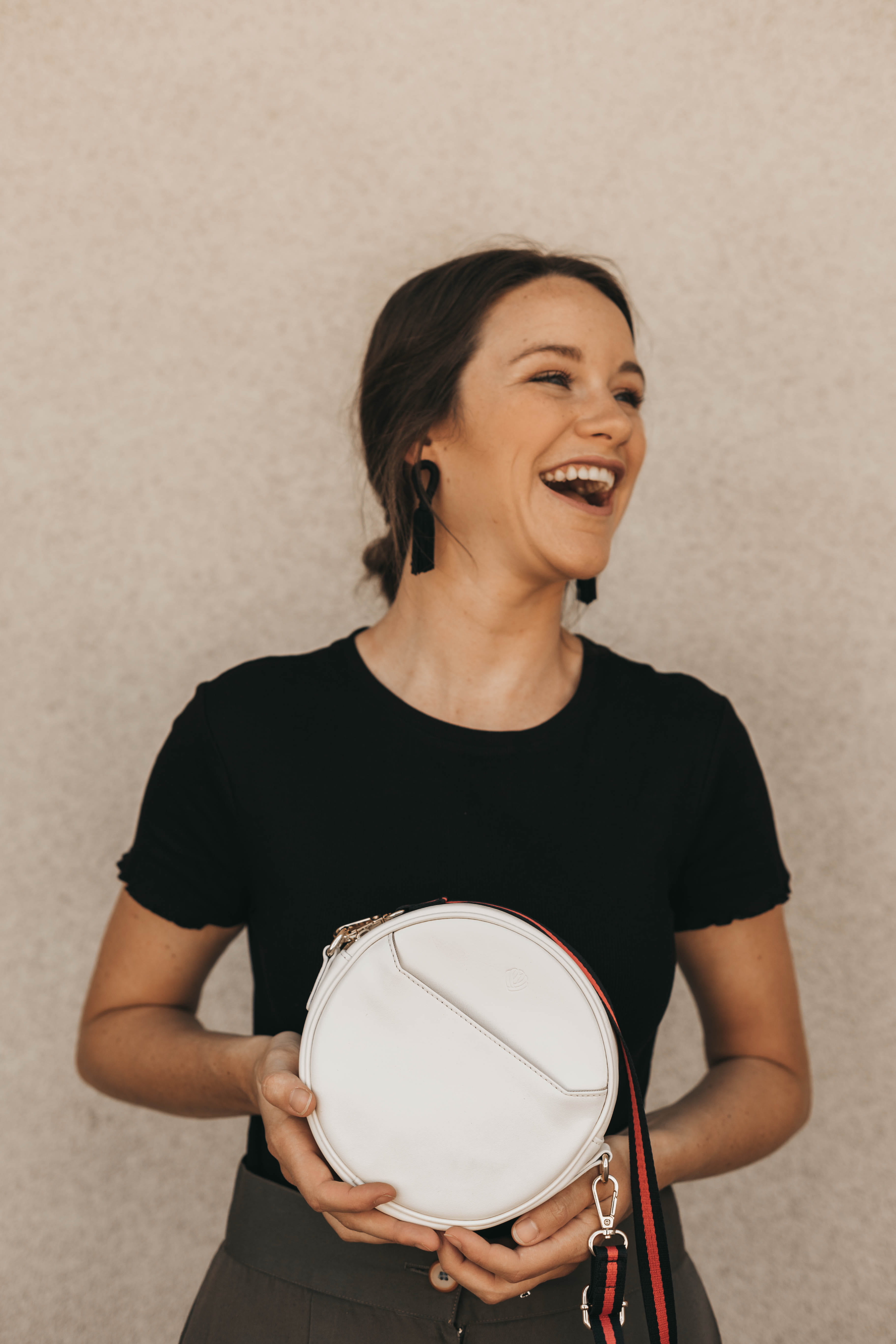 indoors, emotion, standing, casual clothing, toothy smile, long sleeve, helmet, 5K, smiling, one person, happiness, clothing, mouth open, t-shirt, sleeve, Phone HD Wallpaper