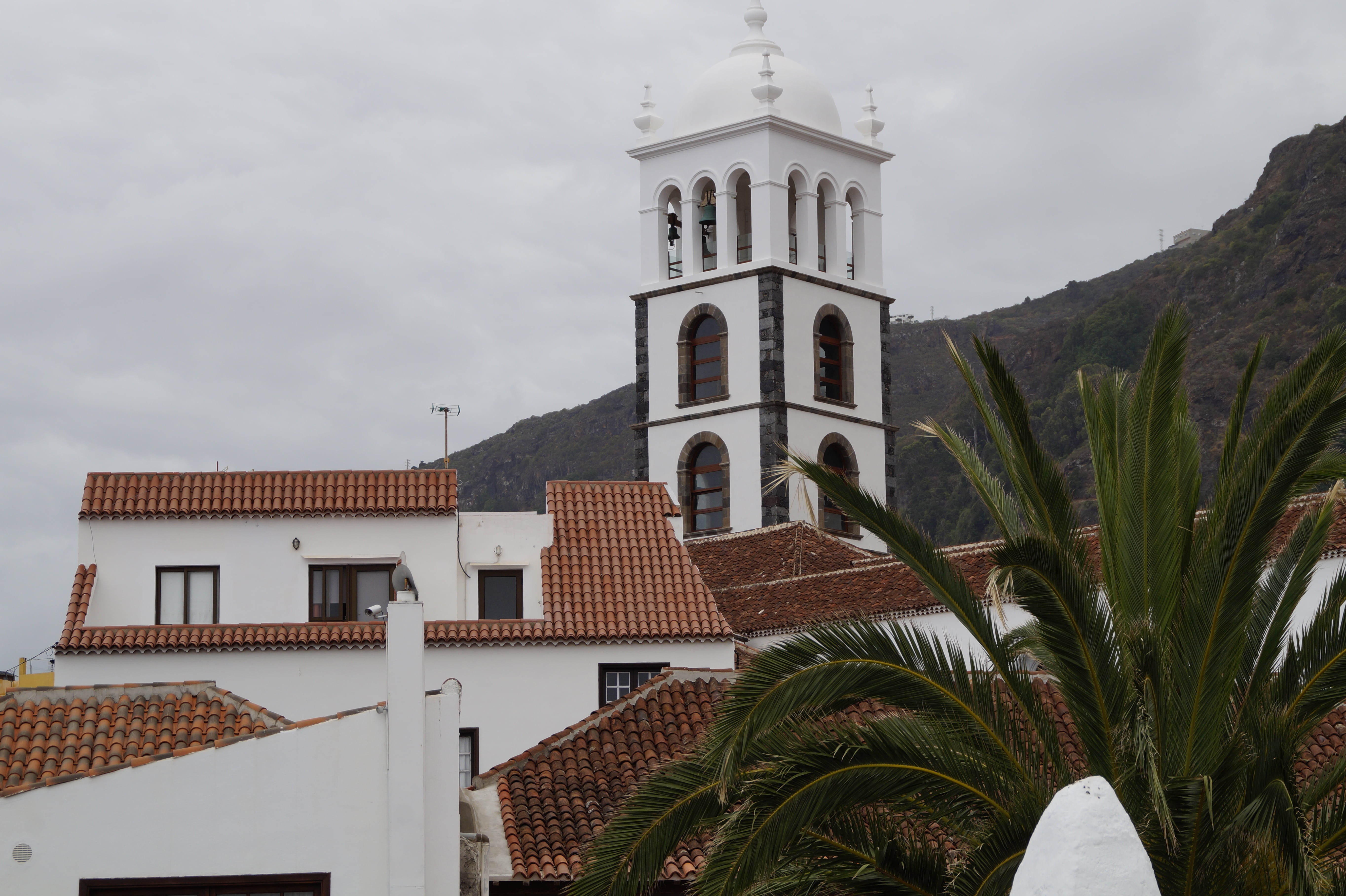 place of worship, built structure, church, outdoors, tenerife, garachico, religion, architecture, 5K, plant, low angle view, tree, belief, historically, HD Wallpaper