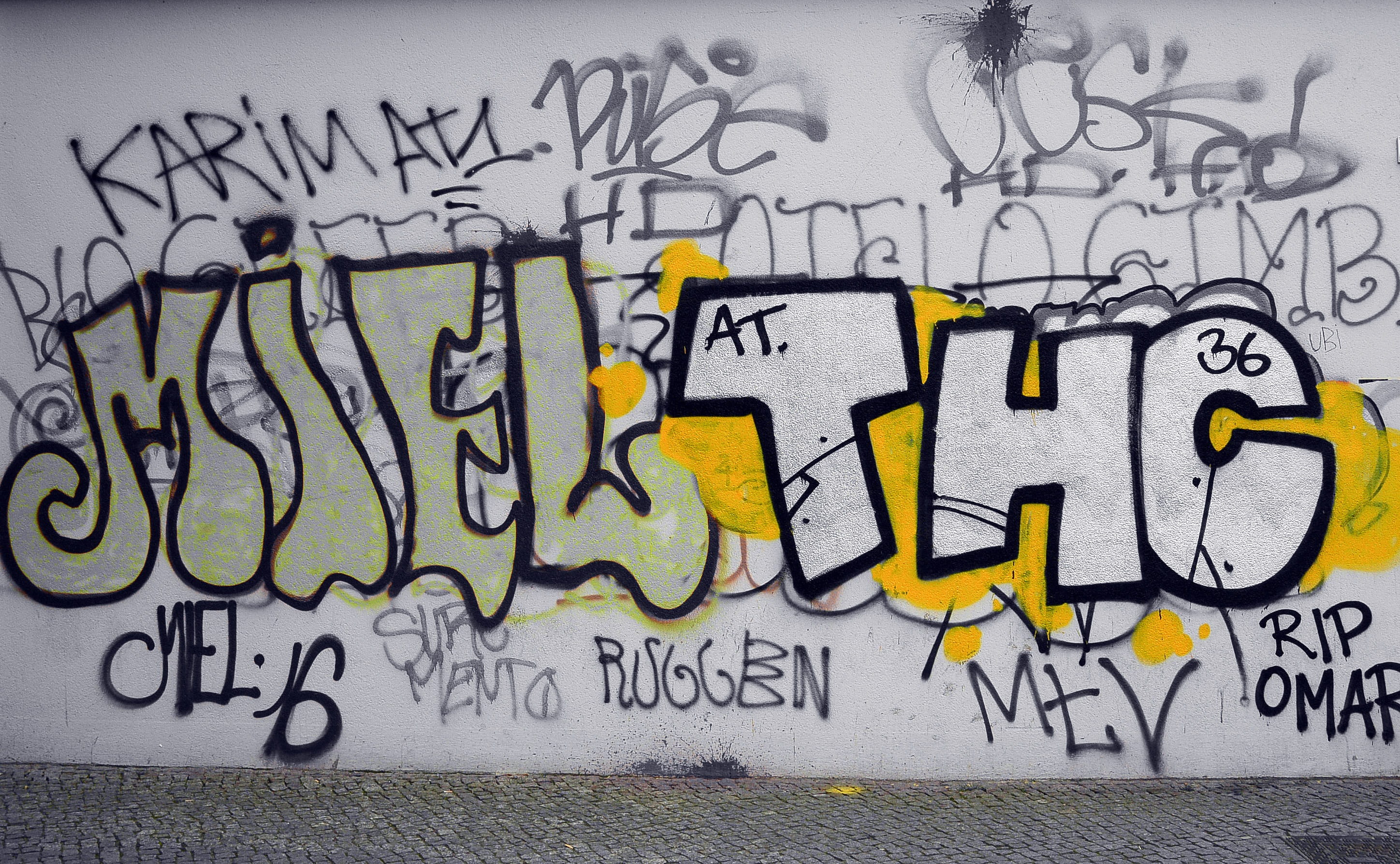 city, yellow, close-up, text, wall - building feature, sprayer, Graffiti, kreuzberg, berlin, no people, Urban Art, day, creativity, message, western script, HD Wallpaper