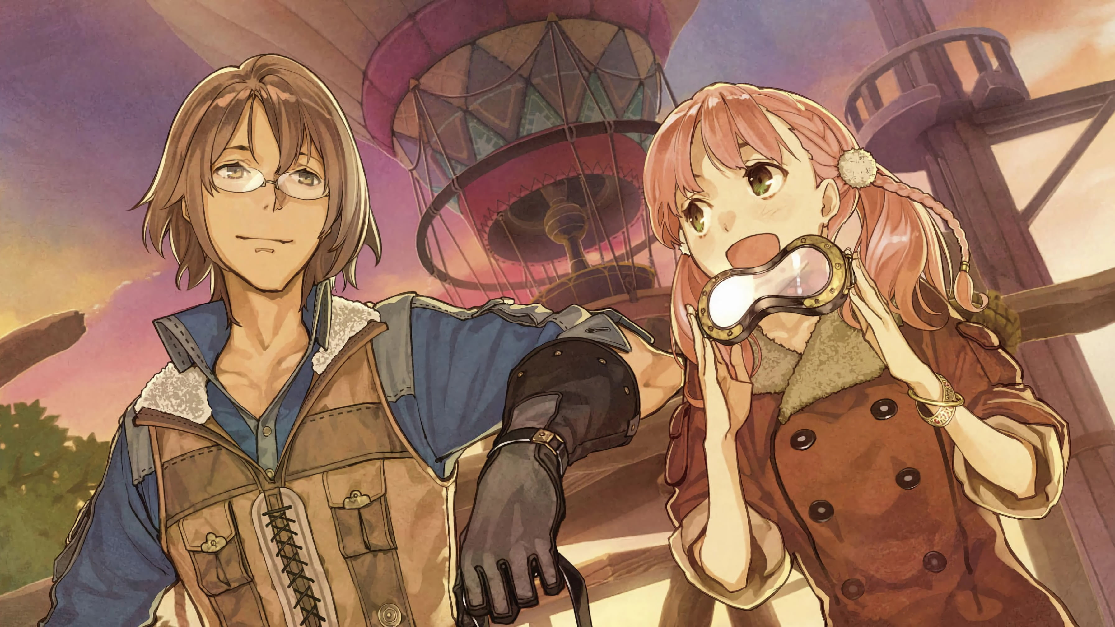 2K, anime, Atelier, Atelier Escha and Logy: Alchemists of the Dusk Sky, anime boys, anime girls, HD Wallpaper