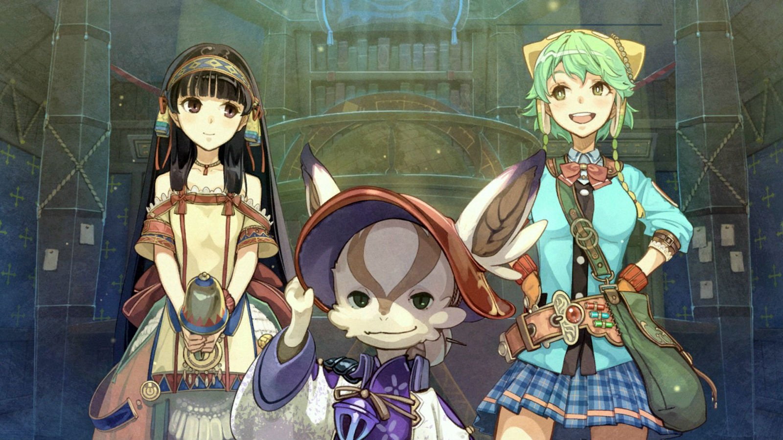 shallie alchemists, shallistera, atelier, homura, 720P, dusk, shallotte, elminus, sea, game, HD Wallpaper