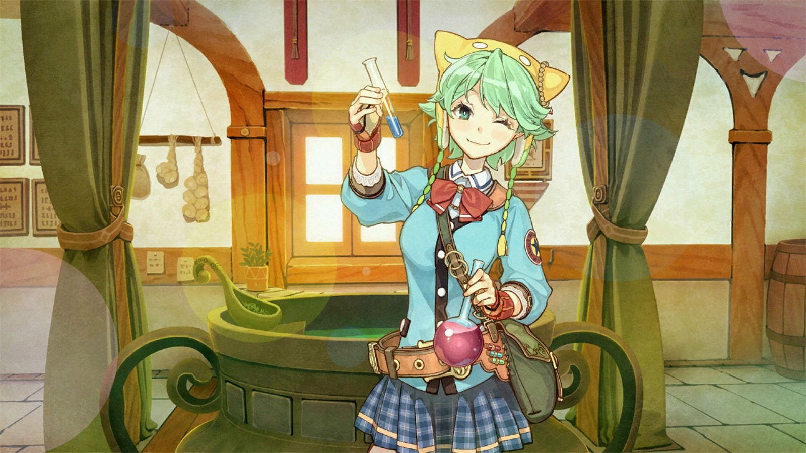 dusk, sea, shallotte, elminus, 720P, shallie alchemists, atelier, game, HD Wallpaper