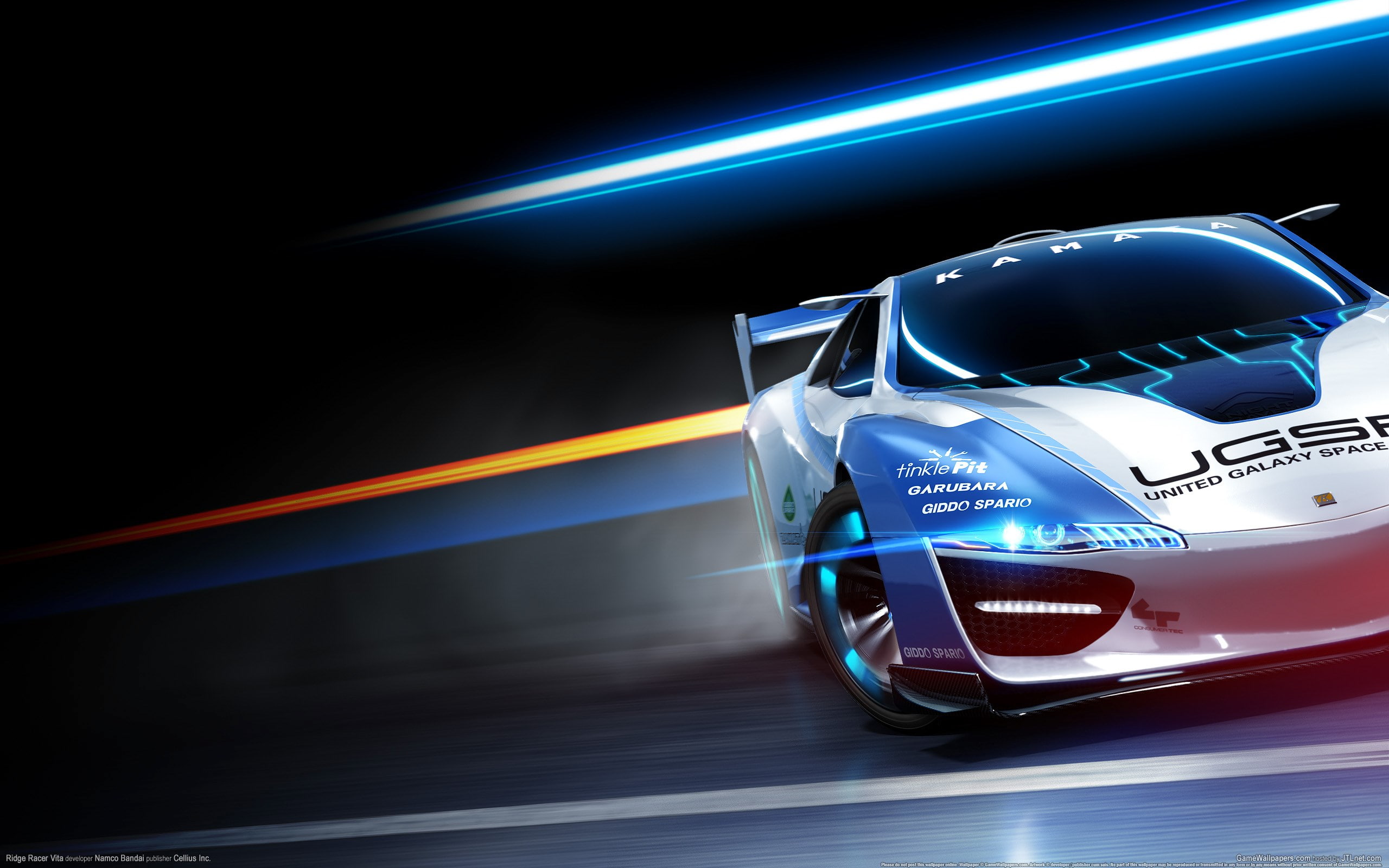 2K, ridge racer vita, HD Wallpaper