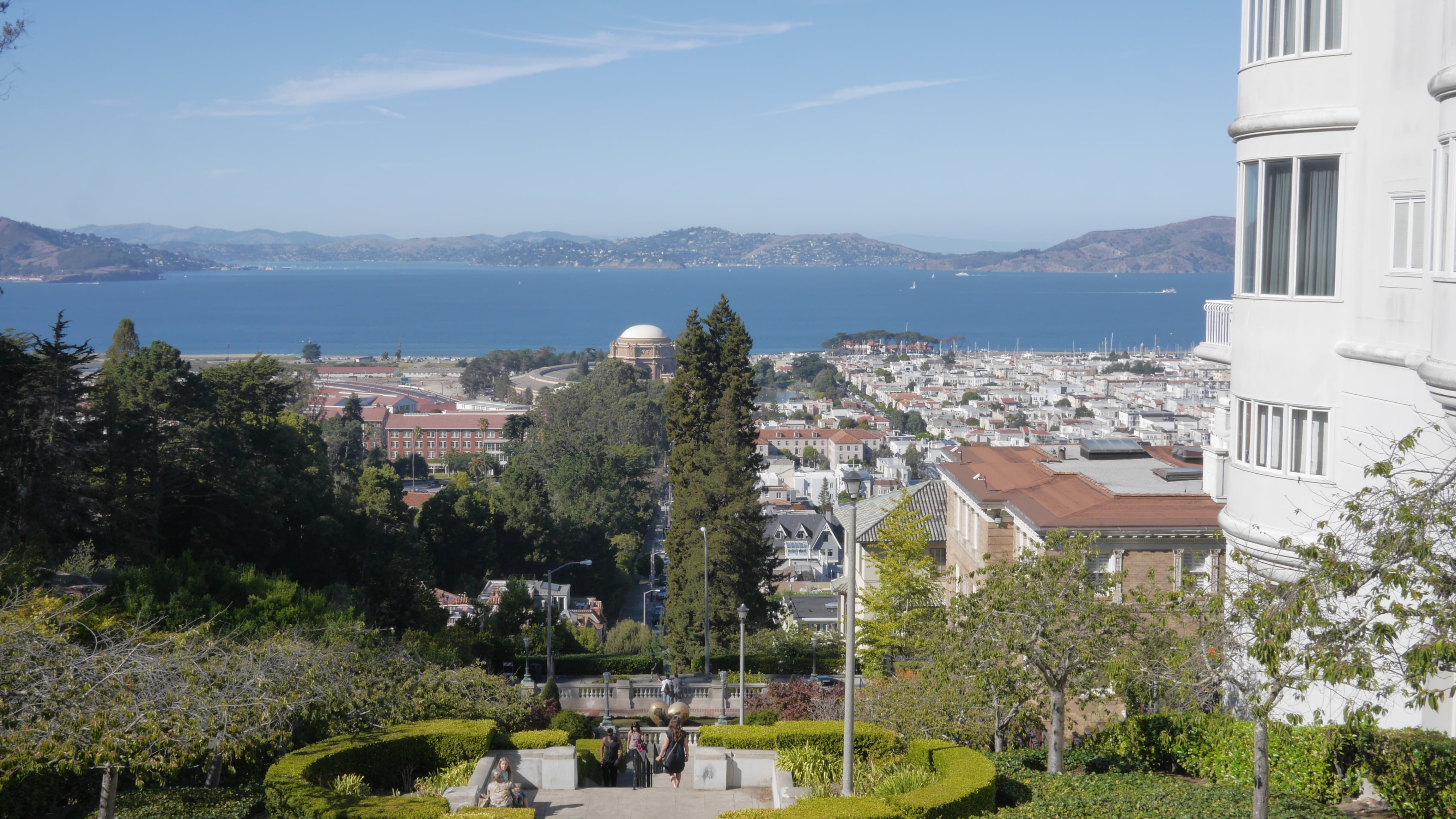 bay, nature, america, attraction, bridge, tower, tourism, high angle view, building exterior, city, townscape, travel, cityscape, water, town, us, plant, HD Wallpaper
