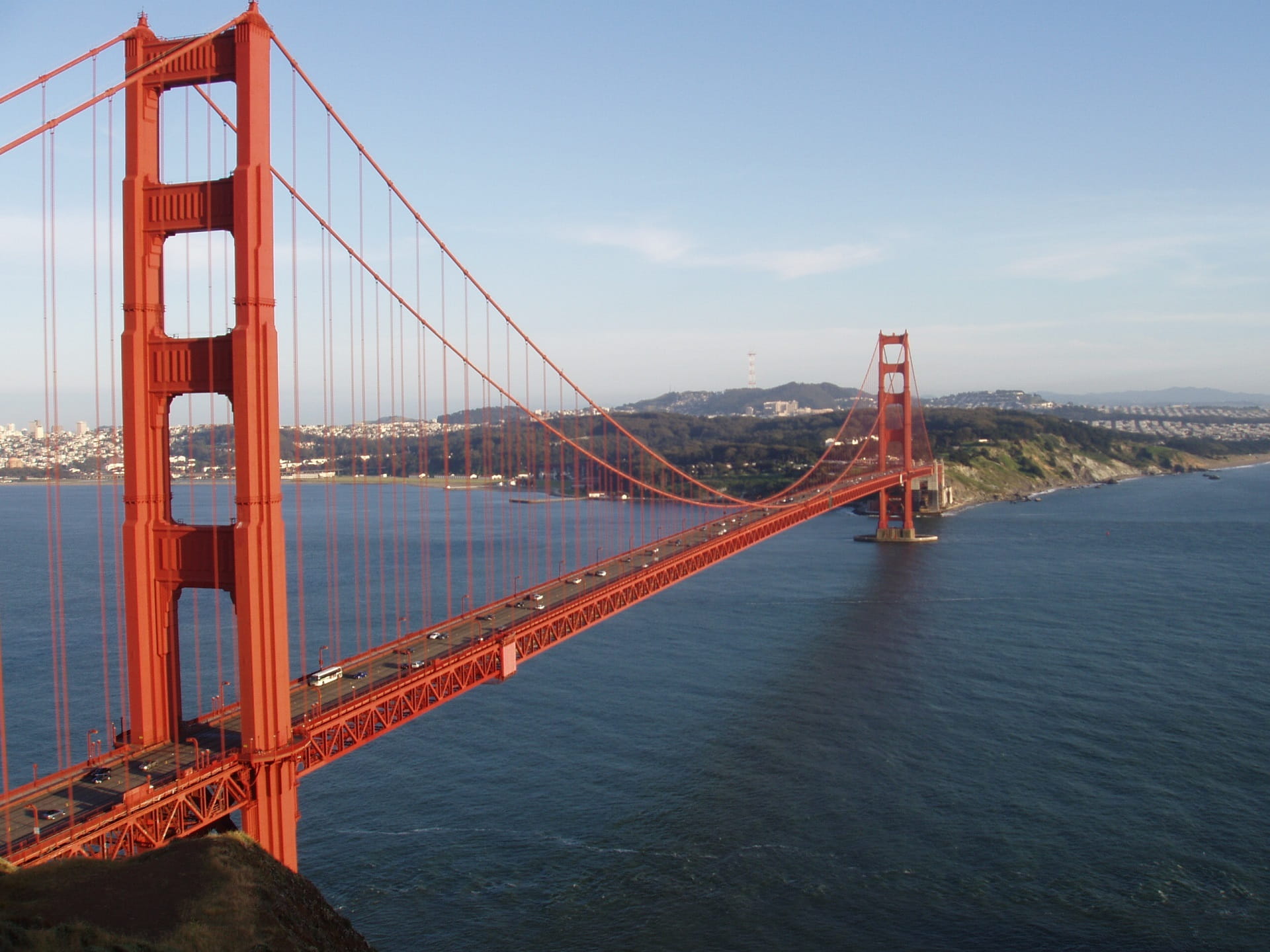 tourism, connection, traffic, sea, nature, built structure, outdoors, travel Locations, uSA, cable, 1080P, golden Gate Bridge, northern California, famous, HD Wallpaper