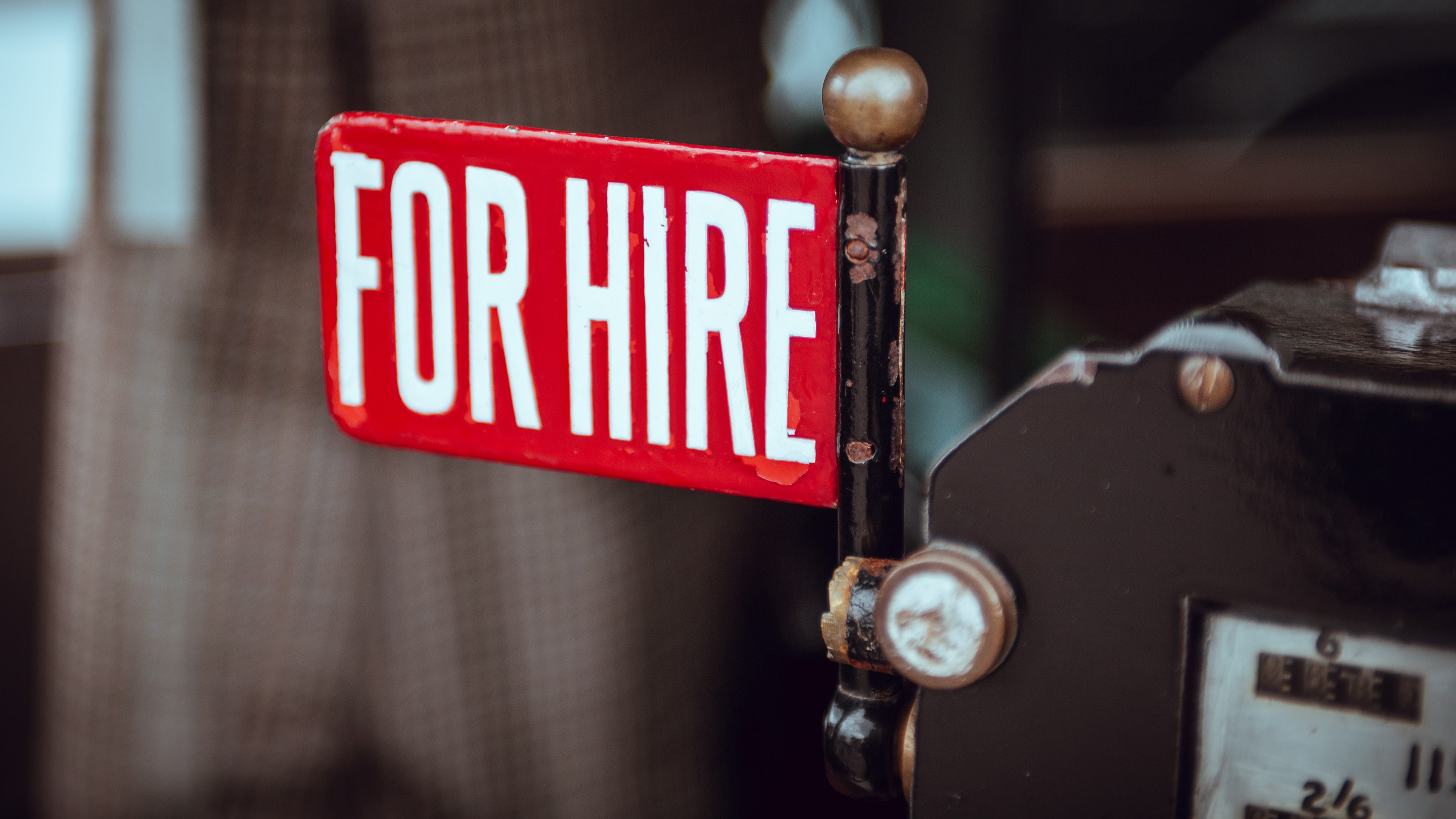 photography, signs, For hire, 4K, red, HD Wallpaper