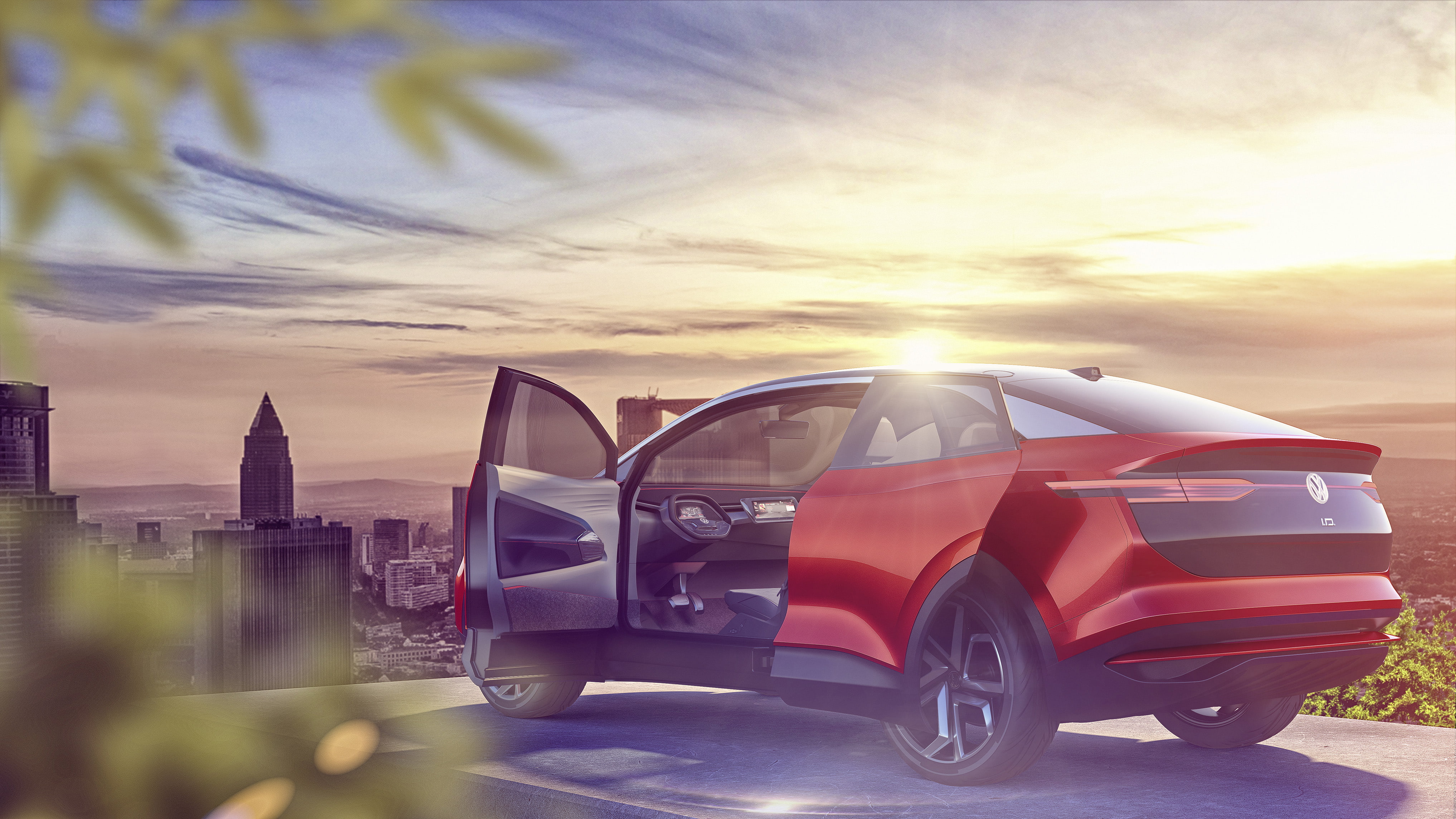 Volkswagen ID Crozz, 4K, 4K, 2017, Electric SUV, Frankfurt Motor Show, HD Wallpaper