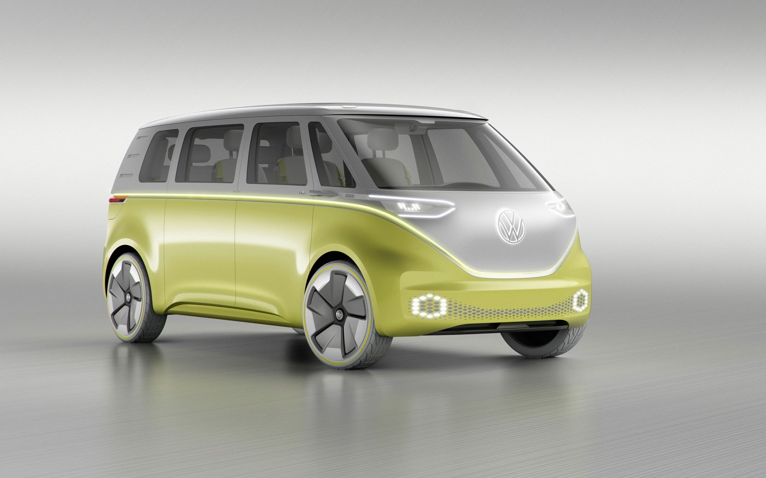 Concept cars, 2K, Volkswagen I.D. Buzz, 2017, Electric cars, HD Wallpaper