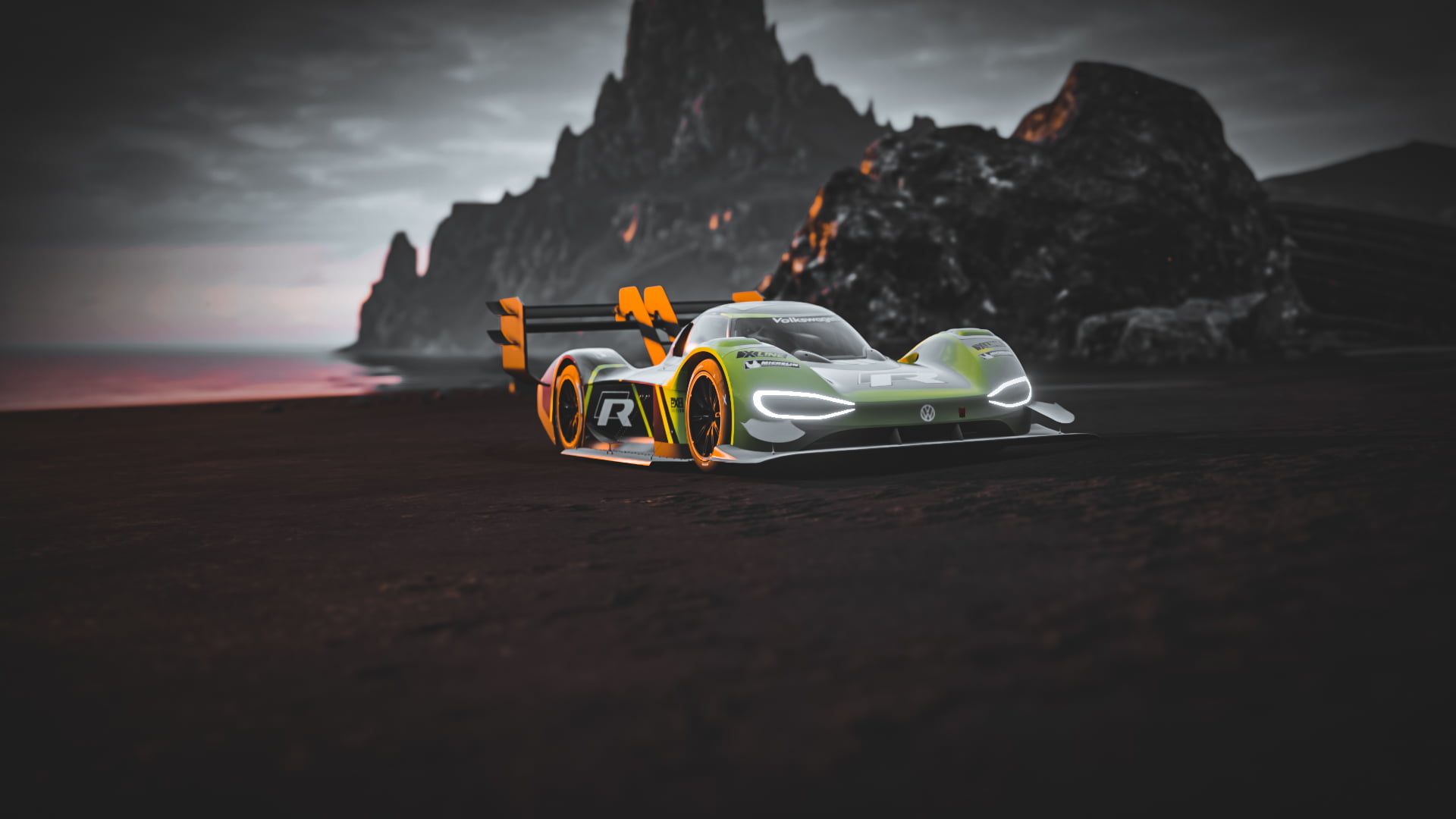 car, Volkswagen ID-R, video games, Forza Horizon 4, 1080P, Volkswagen, HD Wallpaper