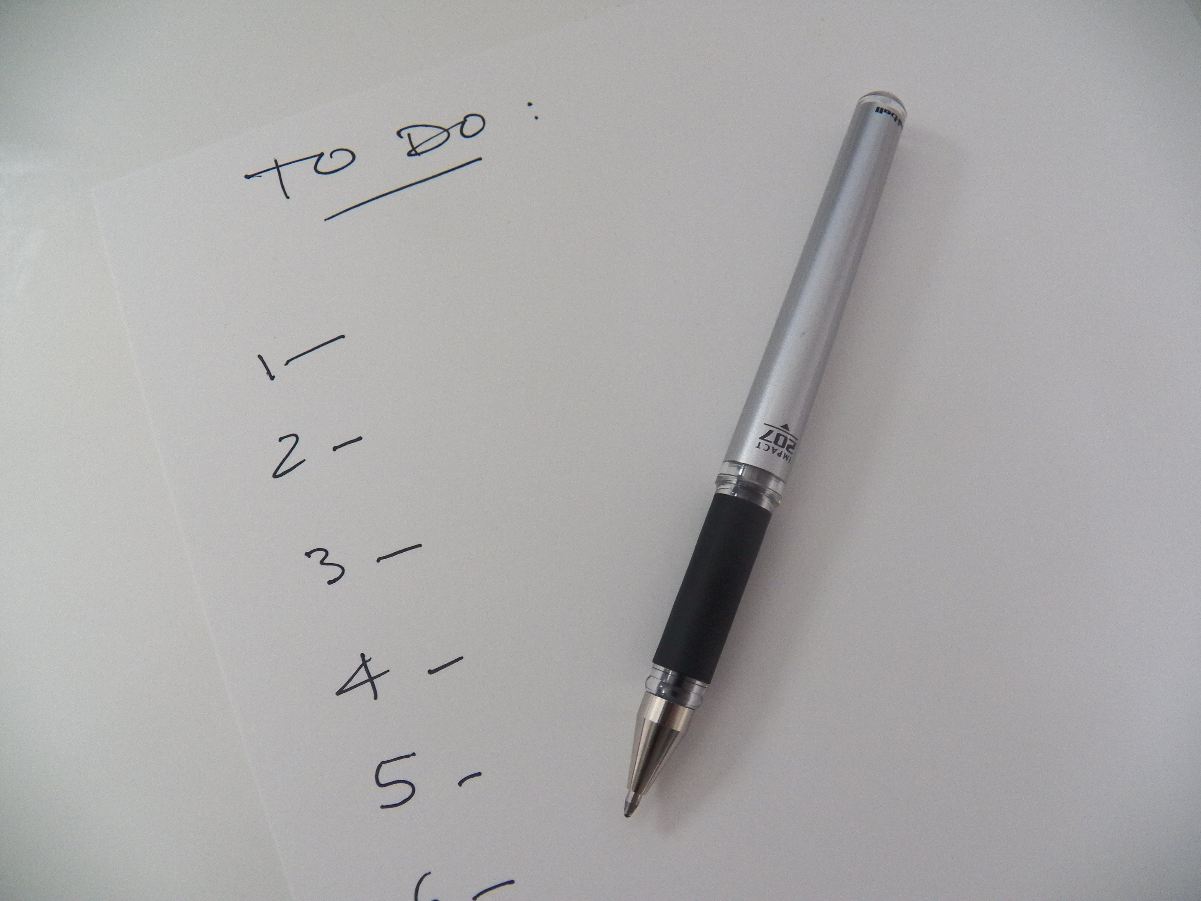 writing instrument, pen, number, to-do, 4K, education, white, indoors, white color, to do list, ordered list, note, mathematics, still life, metal, no people, HD Wallpaper