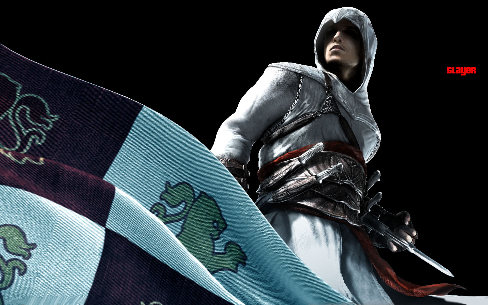 ibn, altair, playstation, creed, hidden, 360, 1080P, flags, blade, ahad, xbox, assassins, HD Wallpaper