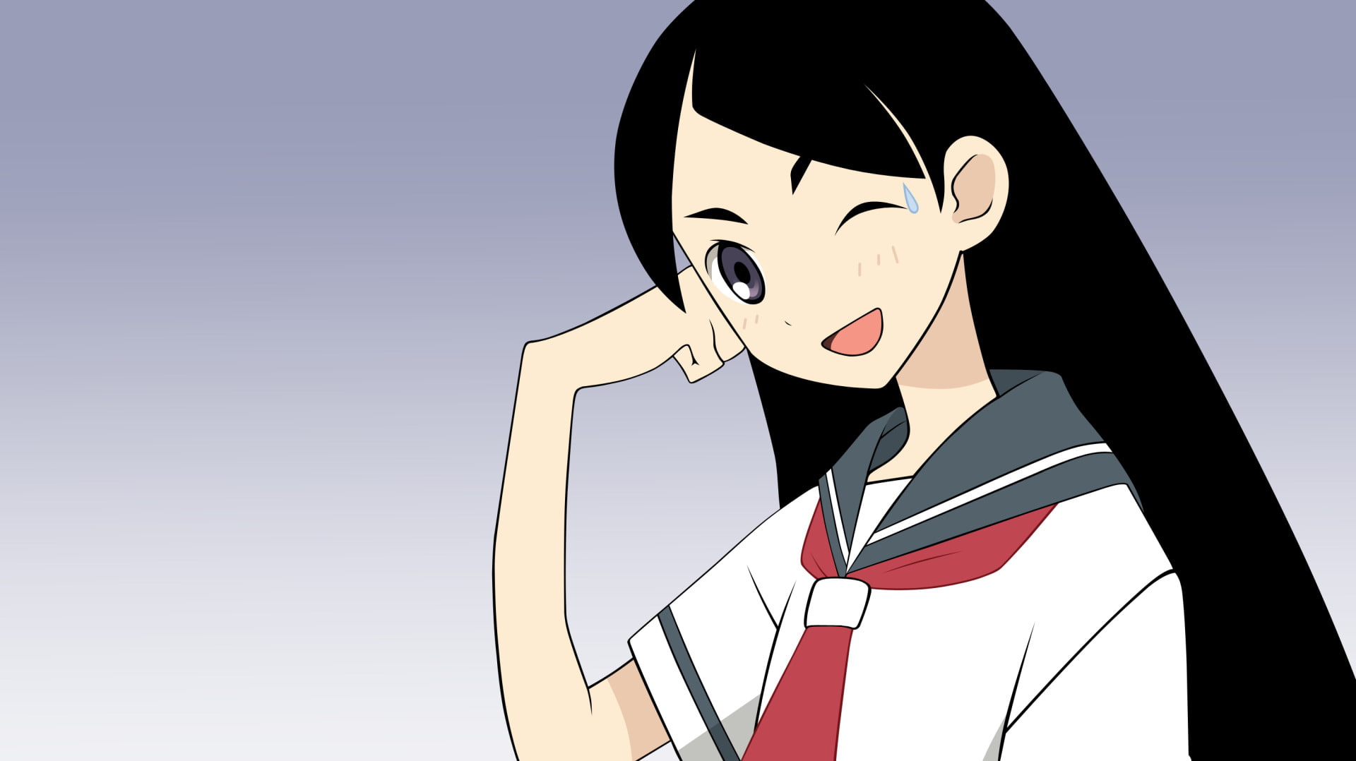 Zetsubou-Sensei, Chiri Kitsu, 1080P, Anime, Sayonara, HD Wallpaper