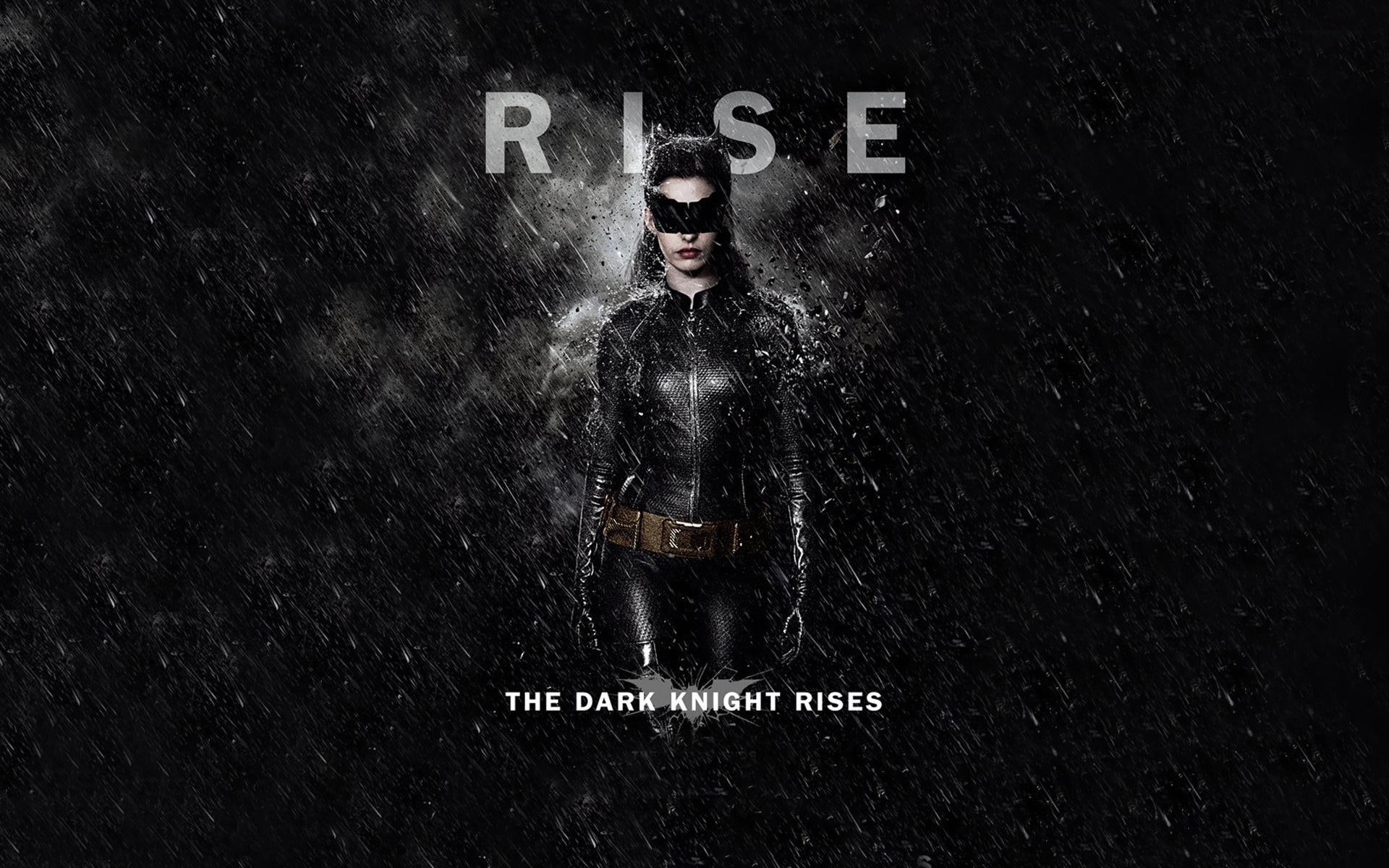 dark, poster, rises, 1080P, catwoman, movies, knight, HD Wallpaper