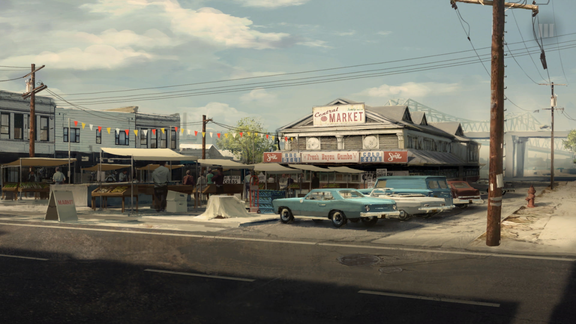 shop, artwork, Games, mafia 3, 1080P, HD Wallpaper