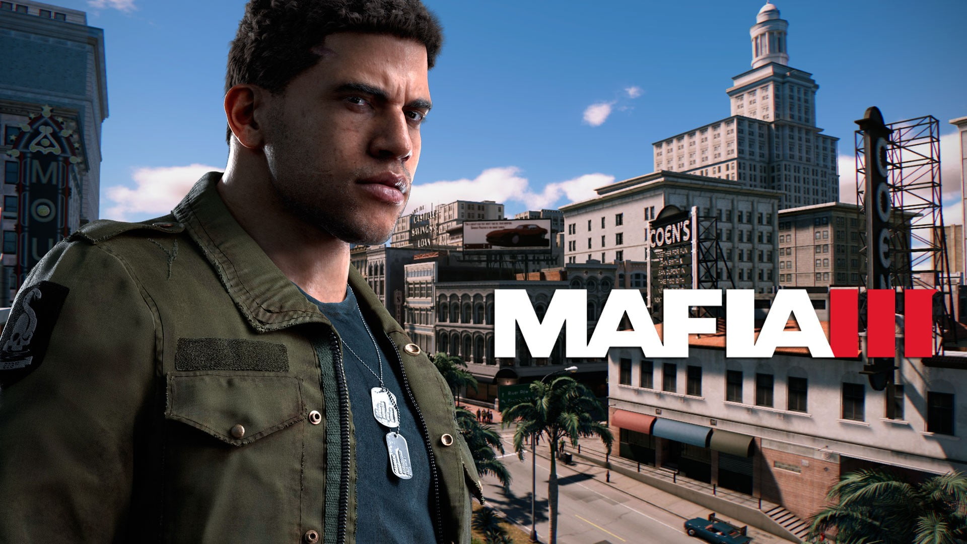contemplation, looking, city, sky, leisure activity, mafia 3, one person, young adult, looking away, games, text, outdoors, men, architecture, xbox games, HD Wallpaper