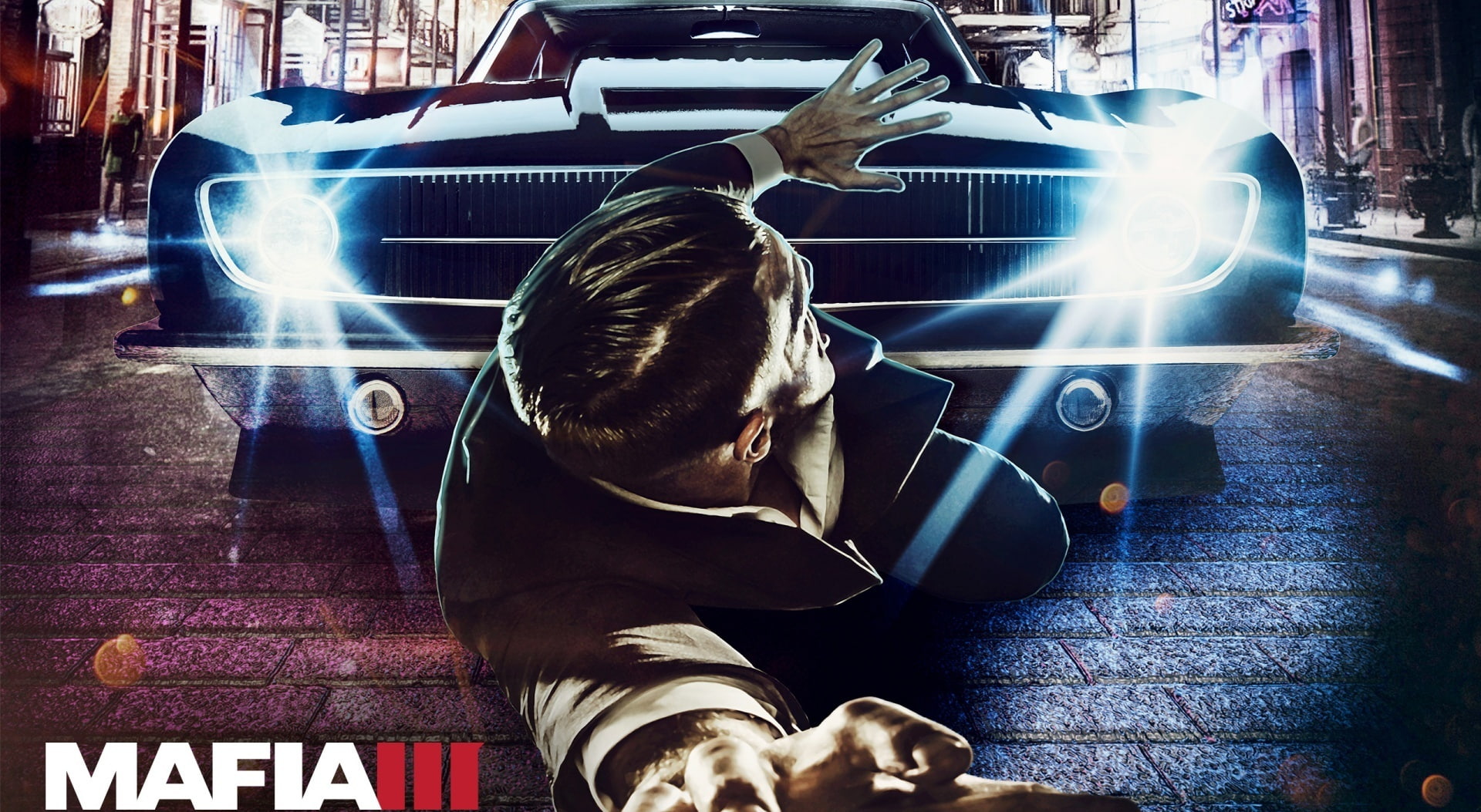 motor vehicle, outdoors, childhood, Games, built structure, transportation, Other Games, mafia, men, street, architecture, lifestyles, 1080P, mafia 3, HD Wallpaper