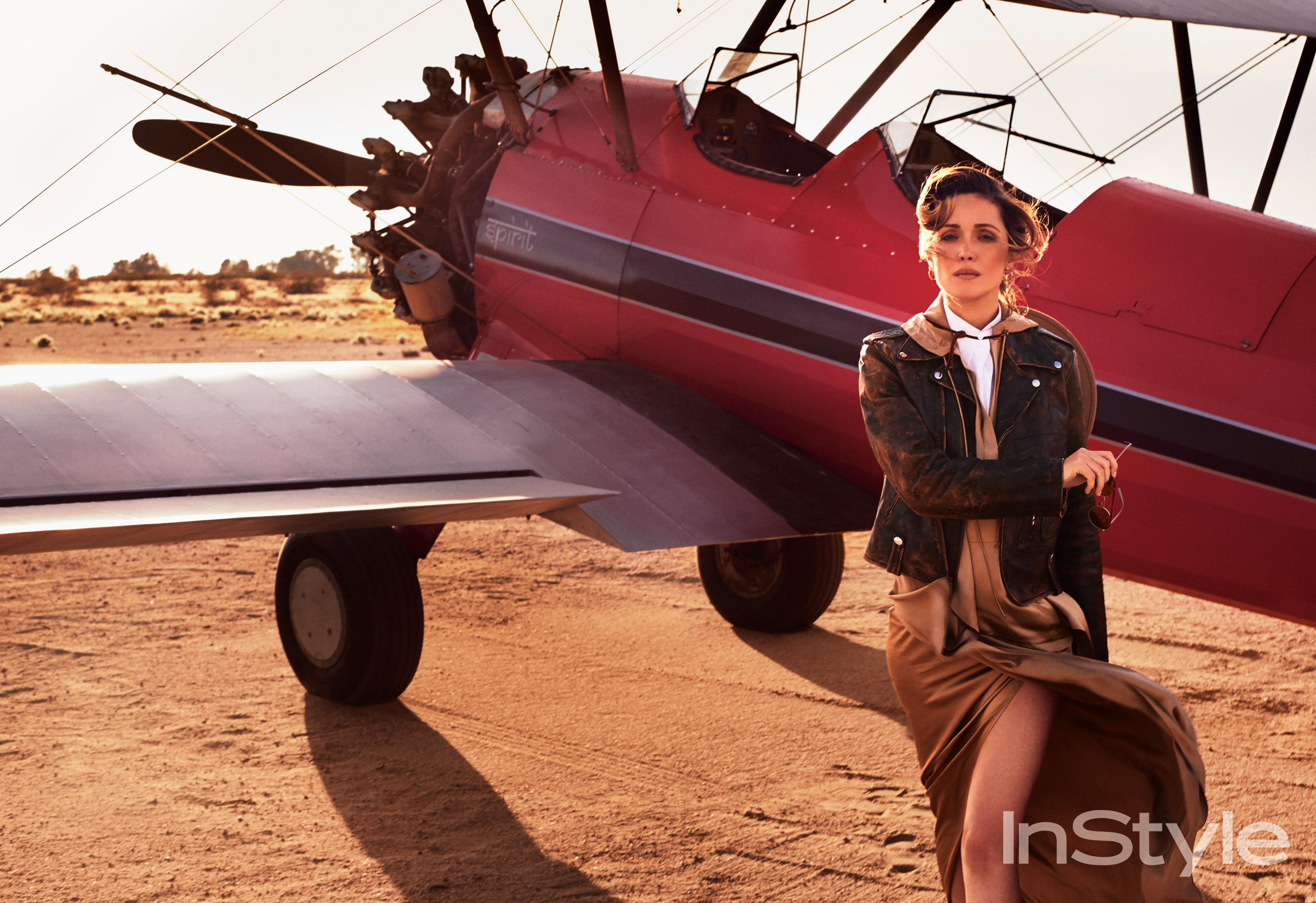 instyle, 2K, rose, byrne, HD Wallpaper