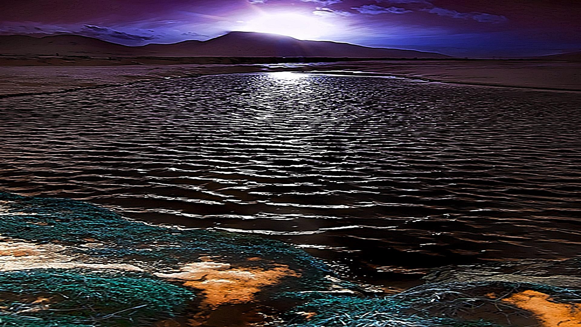 closer, t, come, don, reflection, 3d and abstract, mountain, lakes, rock, 1080P, HD Wallpaper