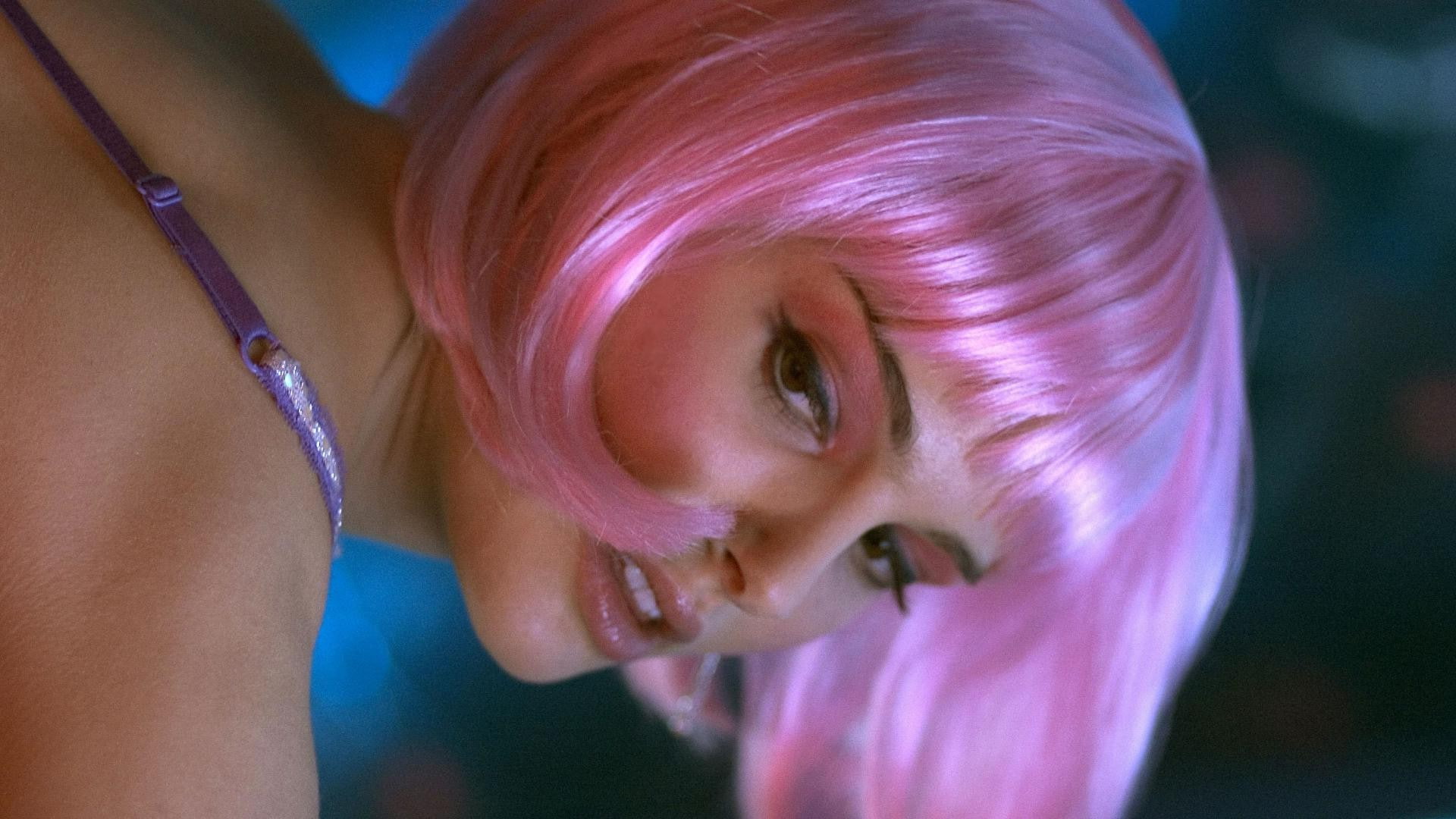 Pink Hair, Closer, Natalie Portman, 1080P, movies, HD Wallpaper