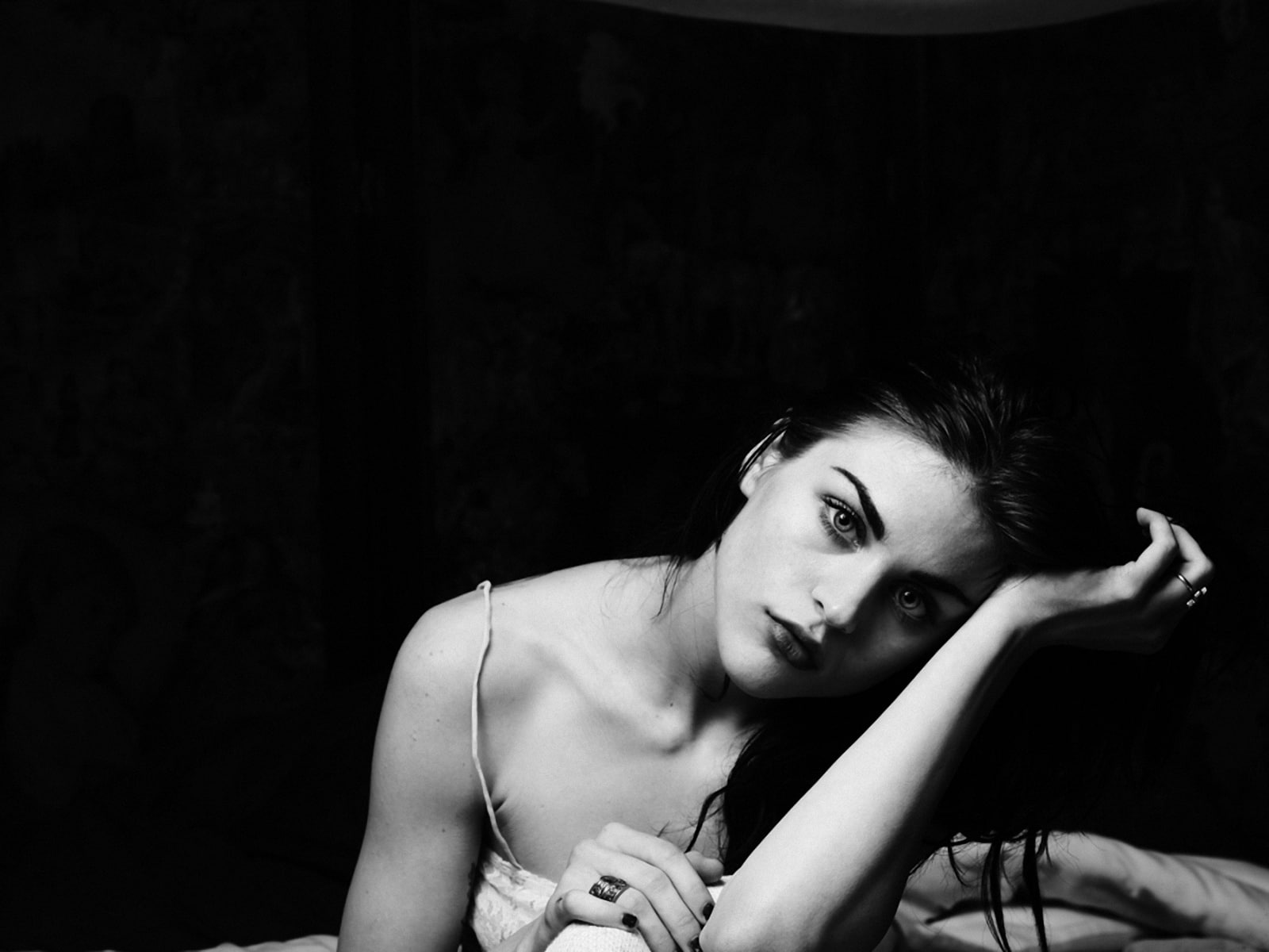 kurt, mood, brunette, frances, nirvana, model, cobain, love, bean, 720P, courtney, HD Wallpaper