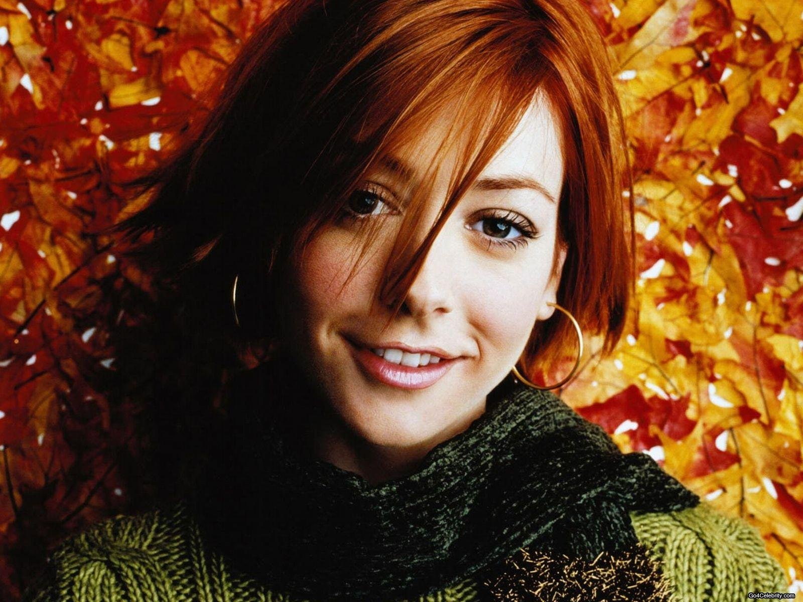 alyson, hannigan, 720P, HD Wallpaper