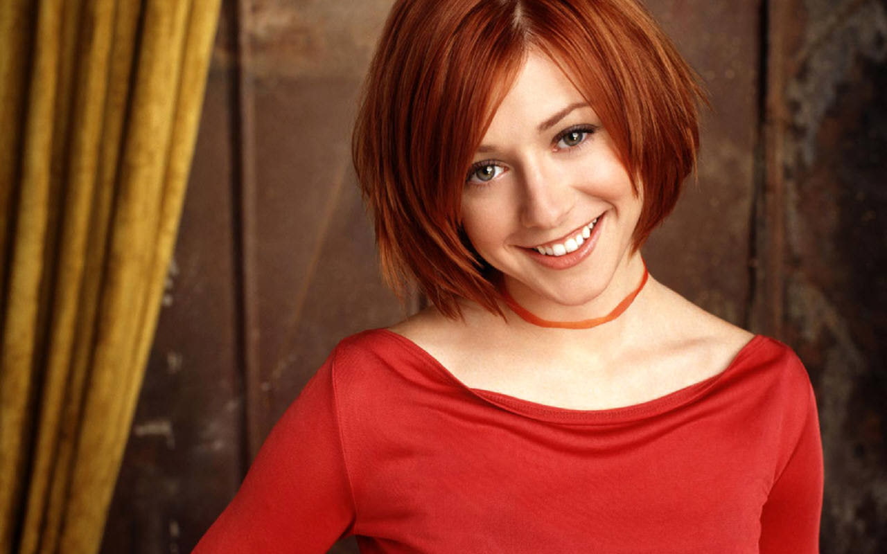 720P, alyson, hannigan, photoshoot, HD Wallpaper