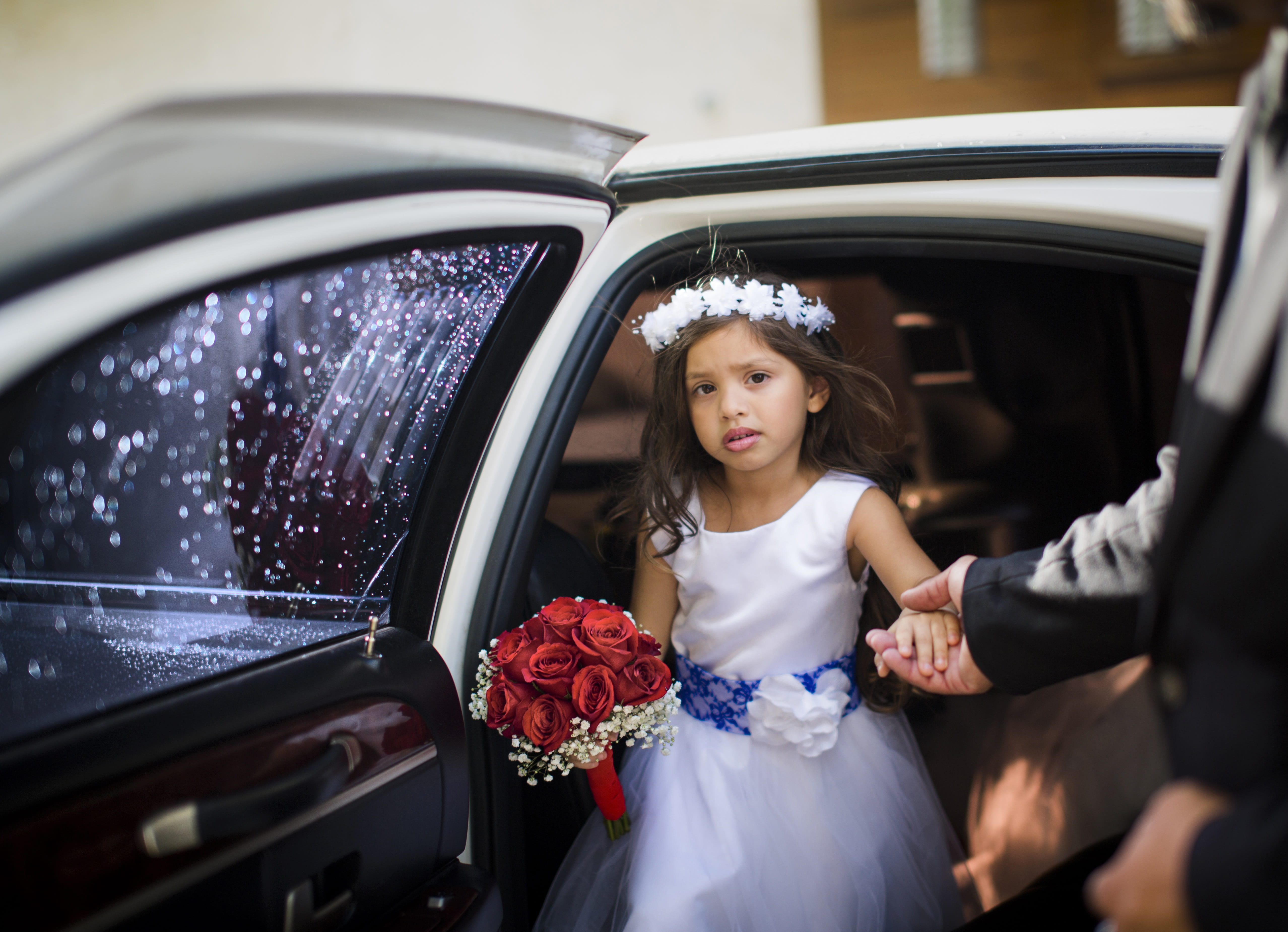 wedding, flowering plant, event, wedding hair, bouquet, luxury, lifestyles, female, girls, marriage, outdoors, portrait, child, bridal, flower arrangement, HD Wallpaper
