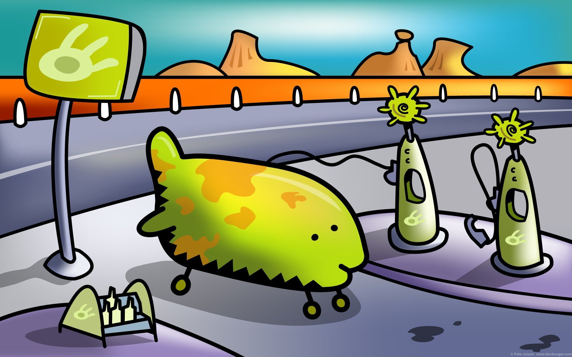 cartoon, comics, blurburger, 1080P, game, anime, puzzle, HD Wallpaper
