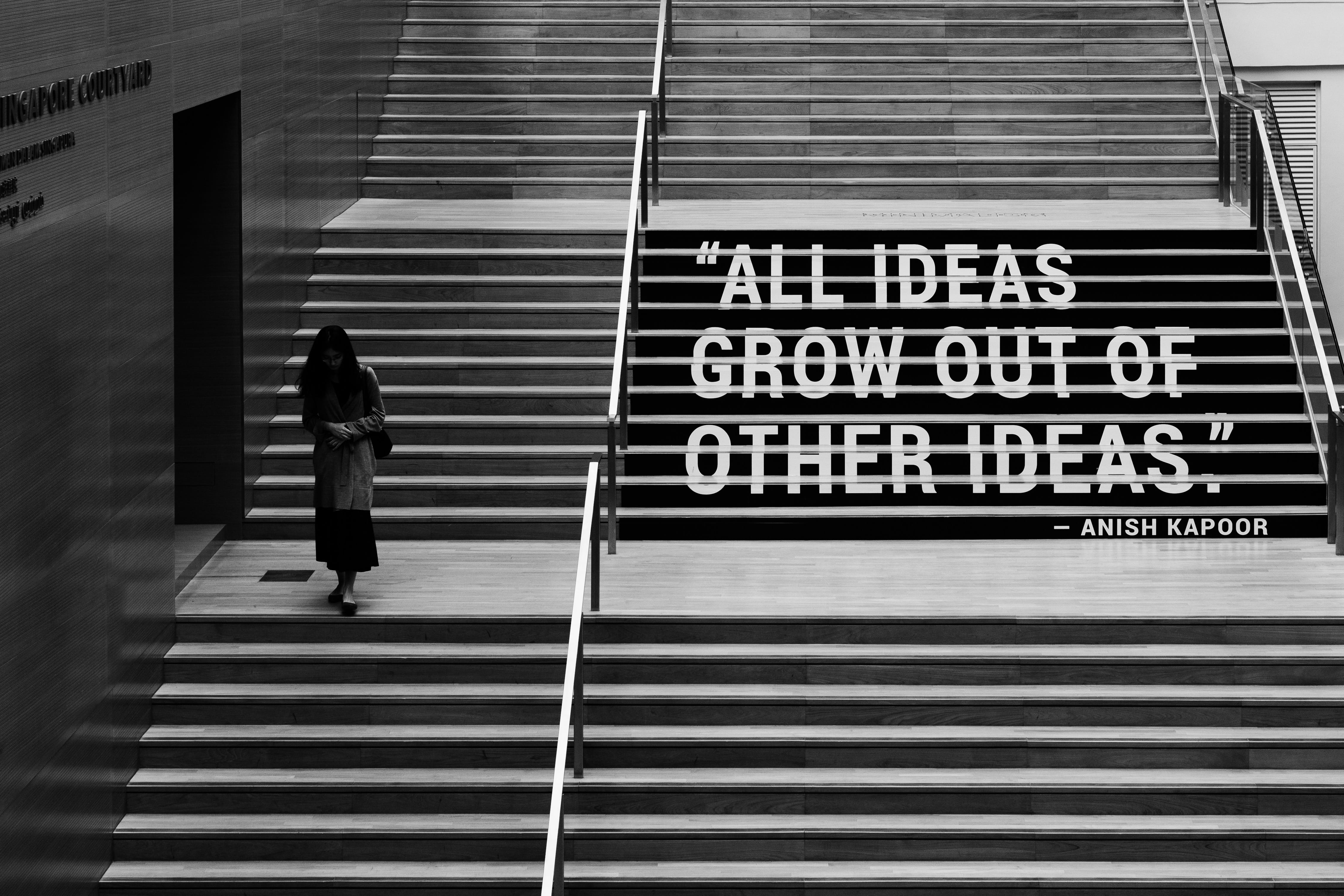 4K, tarmac, woman, coat, walking, city, staircase, communication, sign, building exterior, adult, overcoat, women, transportation, text, 1 st andrews rd, HD Wallpaper
