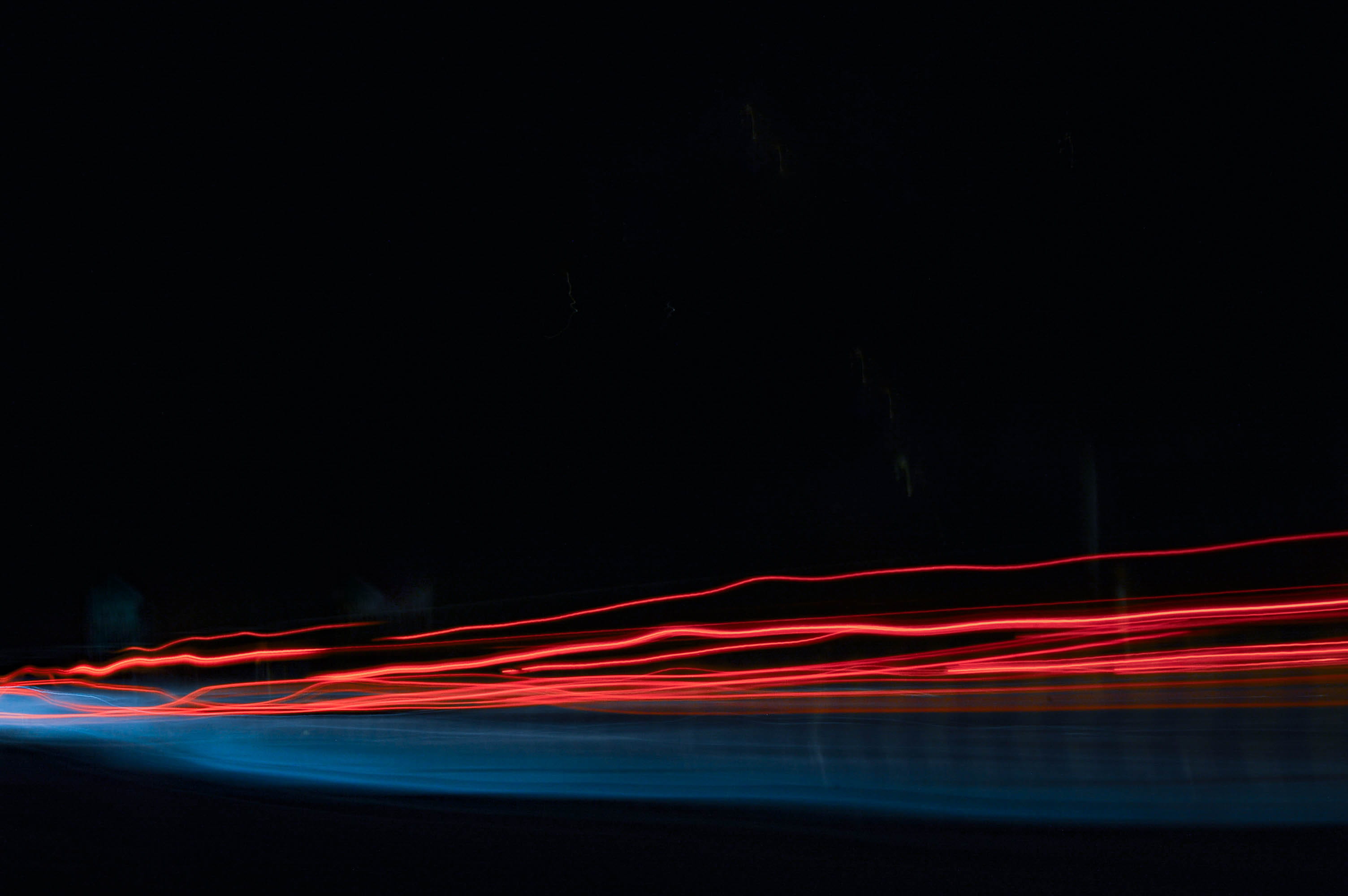 memories, black background, 2K, light, Roadside, motion, studio shot, black, night, blue, light trail, data, line, nature, blurred Motion, no people, time, HD Wallpaper