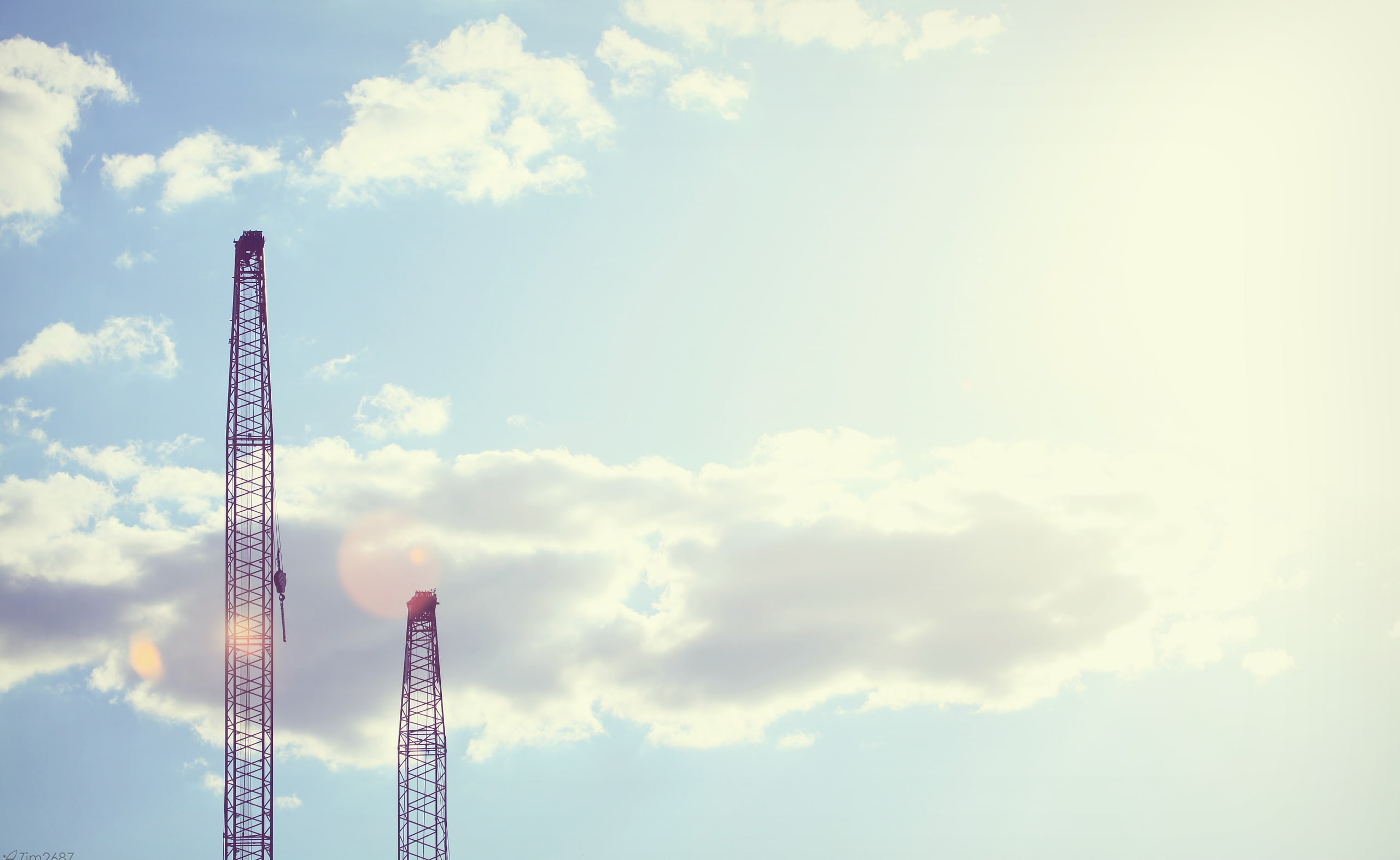 Stairways, development, Nature, Heaven, metal, cloud - sky, outdoors, tower, architecture, copy space, gray, built structure, frames, no people, tall - high, HD Wallpaper