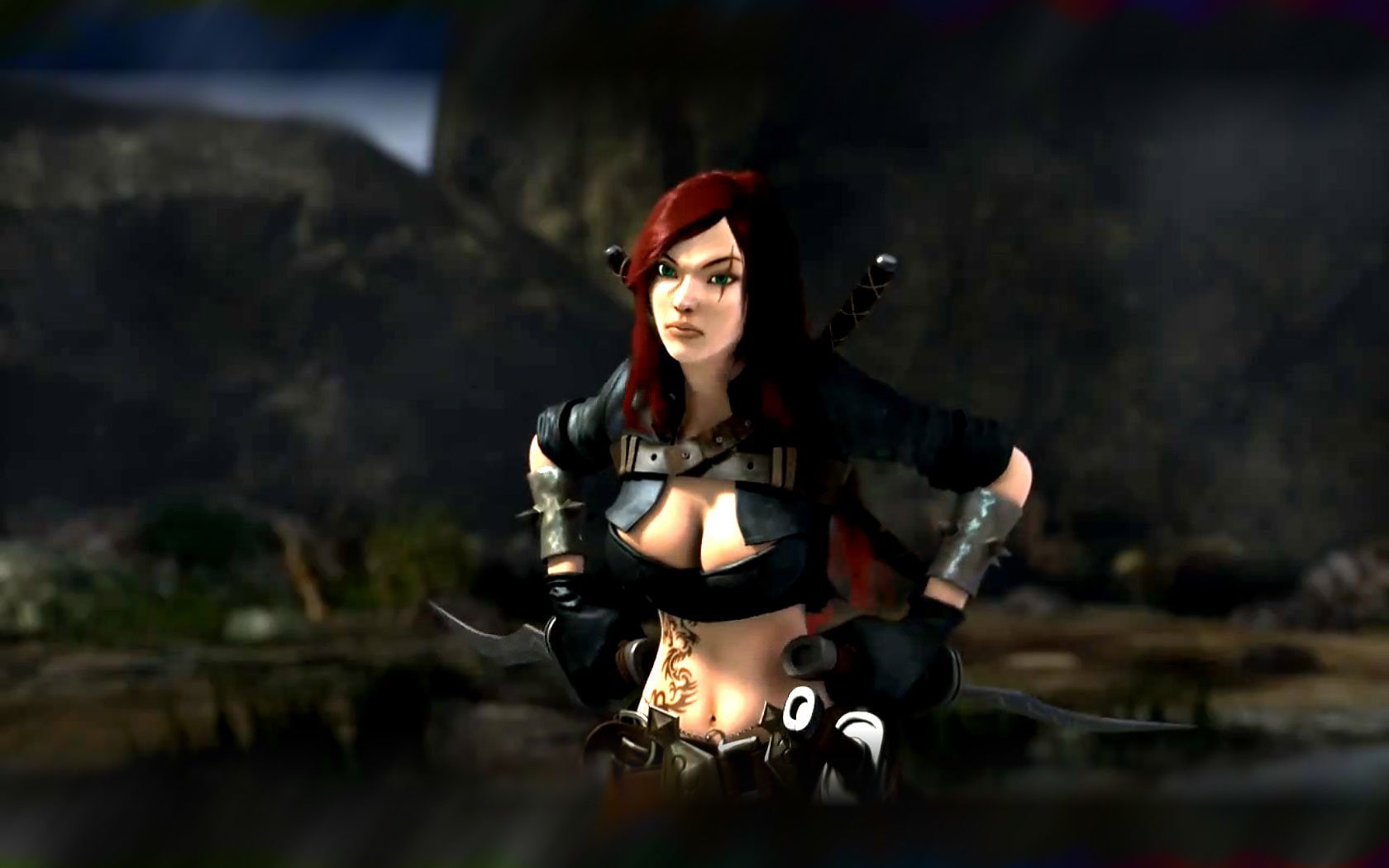 720P, league, katarina, sinister, legends, blade, HD Wallpaper