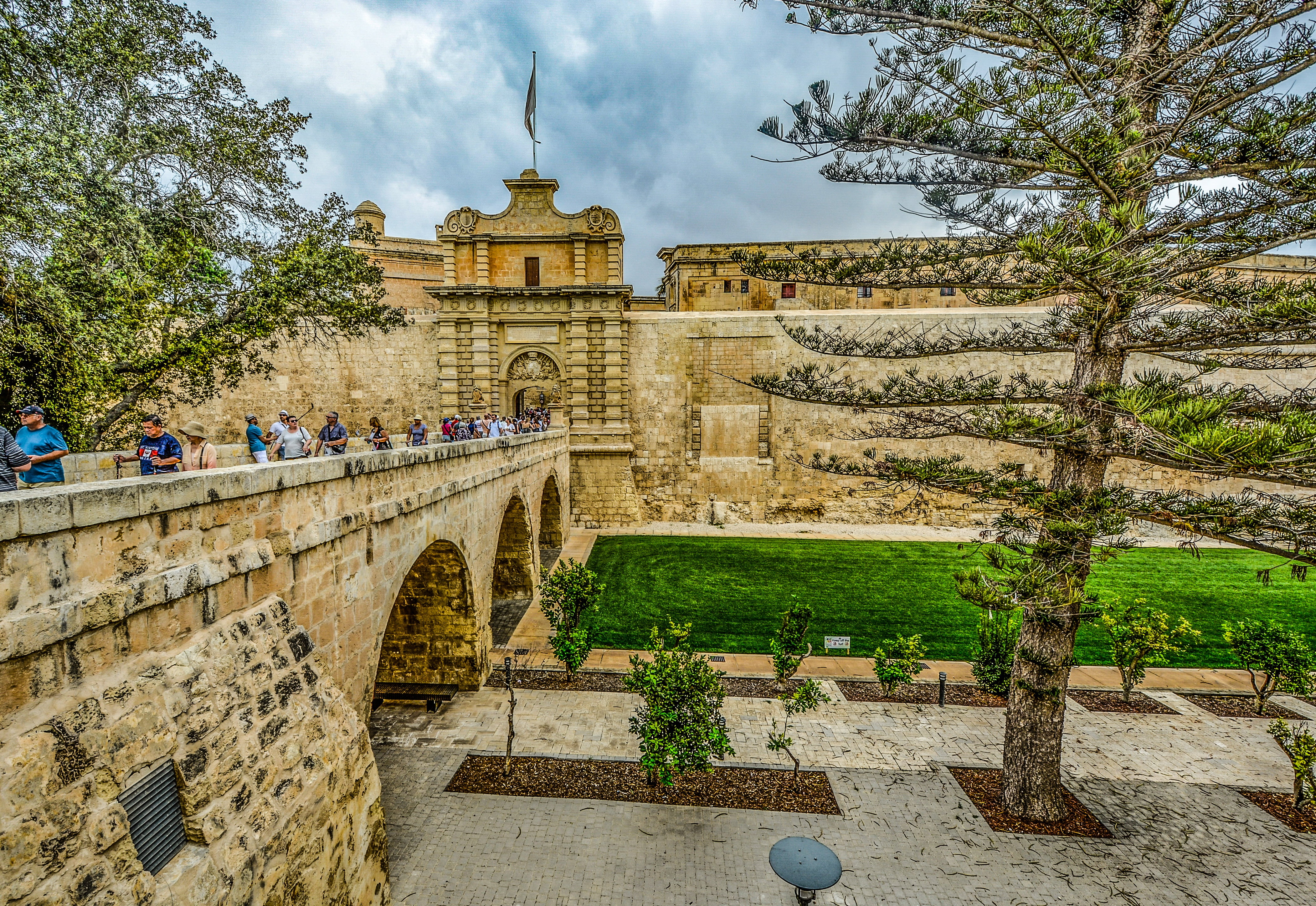 fort, wall, ancient, europe, sky, travel destinations, castle, nature, built structure, stone wall, travel, 4K, building exterior, staircase, architecture, HD Wallpaper