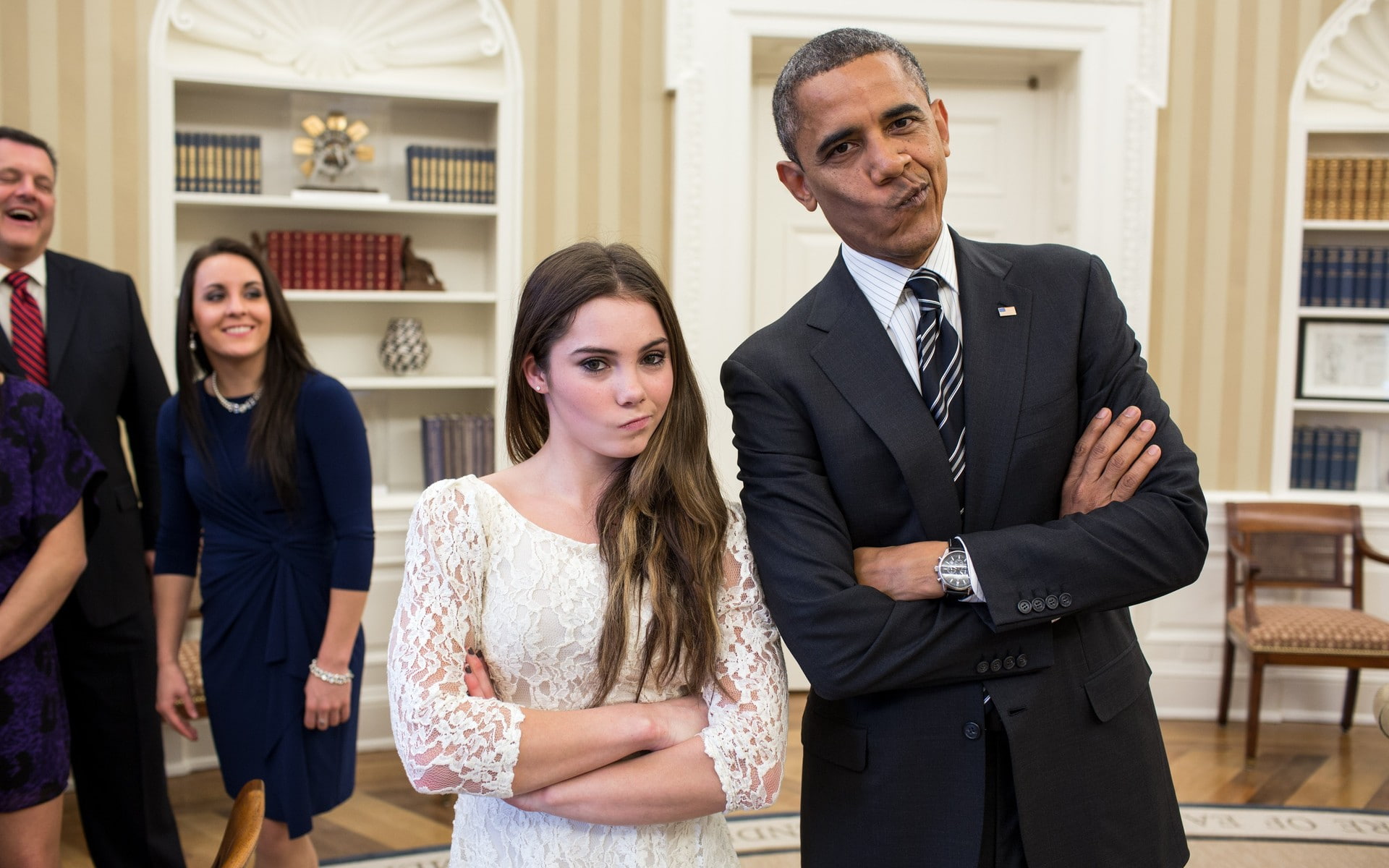 girls, 1080P, humor, obama, funny, females, politics, males, photography, men, mood, situations, president obama, mckayla maroney, politicians, people, HD Wallpaper