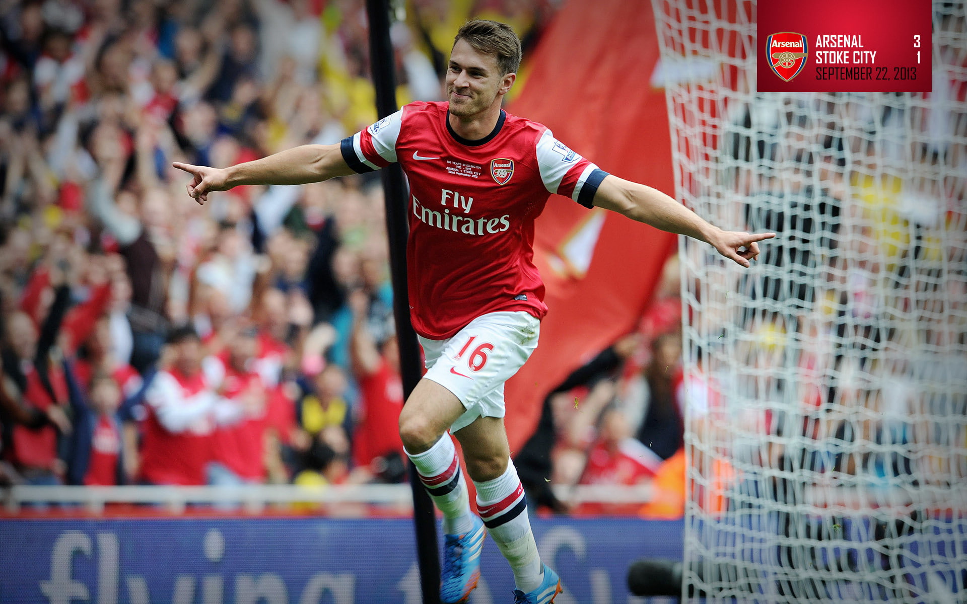 Arsenal, The Gunners, Aaron Ramsey, Football Club, 1080P, background, midfielder, mesh, HD Wallpaper