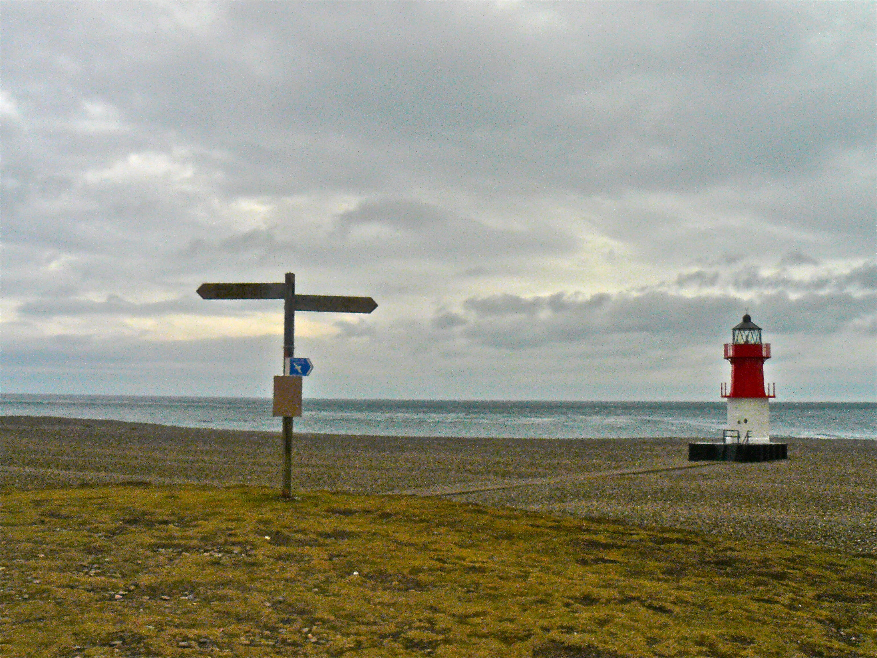 walking, safety, pebbles, tranquil scene, tranquility, sky, waves, sea, no people, lighthouse, nature, point of ayre lighthouse, built structure, day, tower, HD Wallpaper