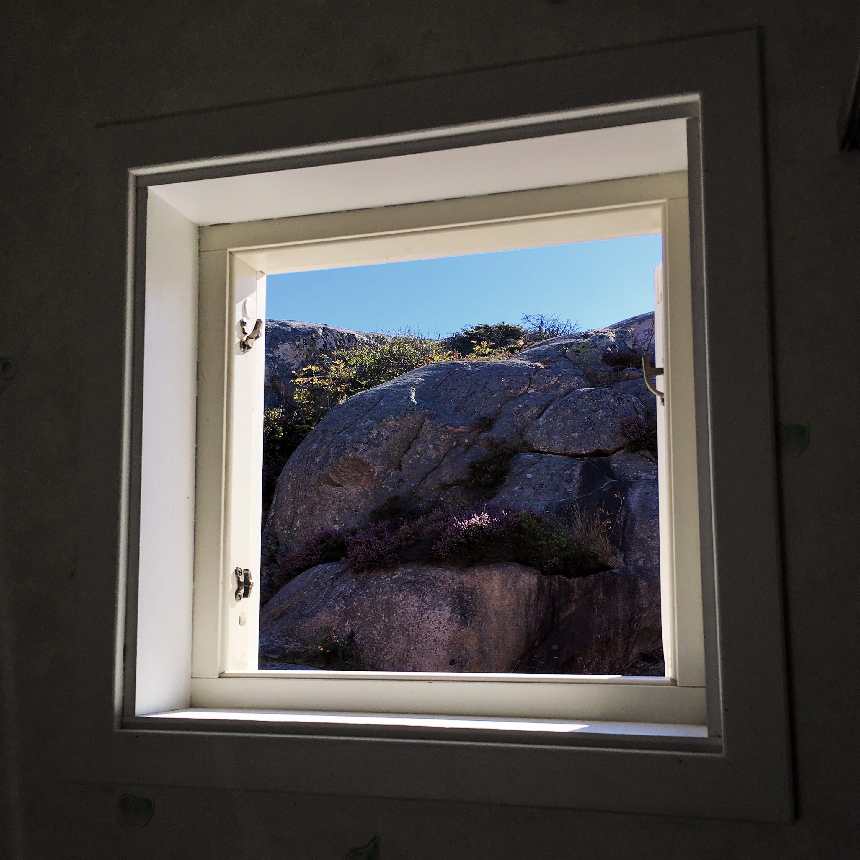 no people, scandinavia, nature, sweden, indoors, sky, beauty in nature, window, transparent, building, rock, cabin, 2K, architecture, design, day, mountain, Phone HD Wallpaper