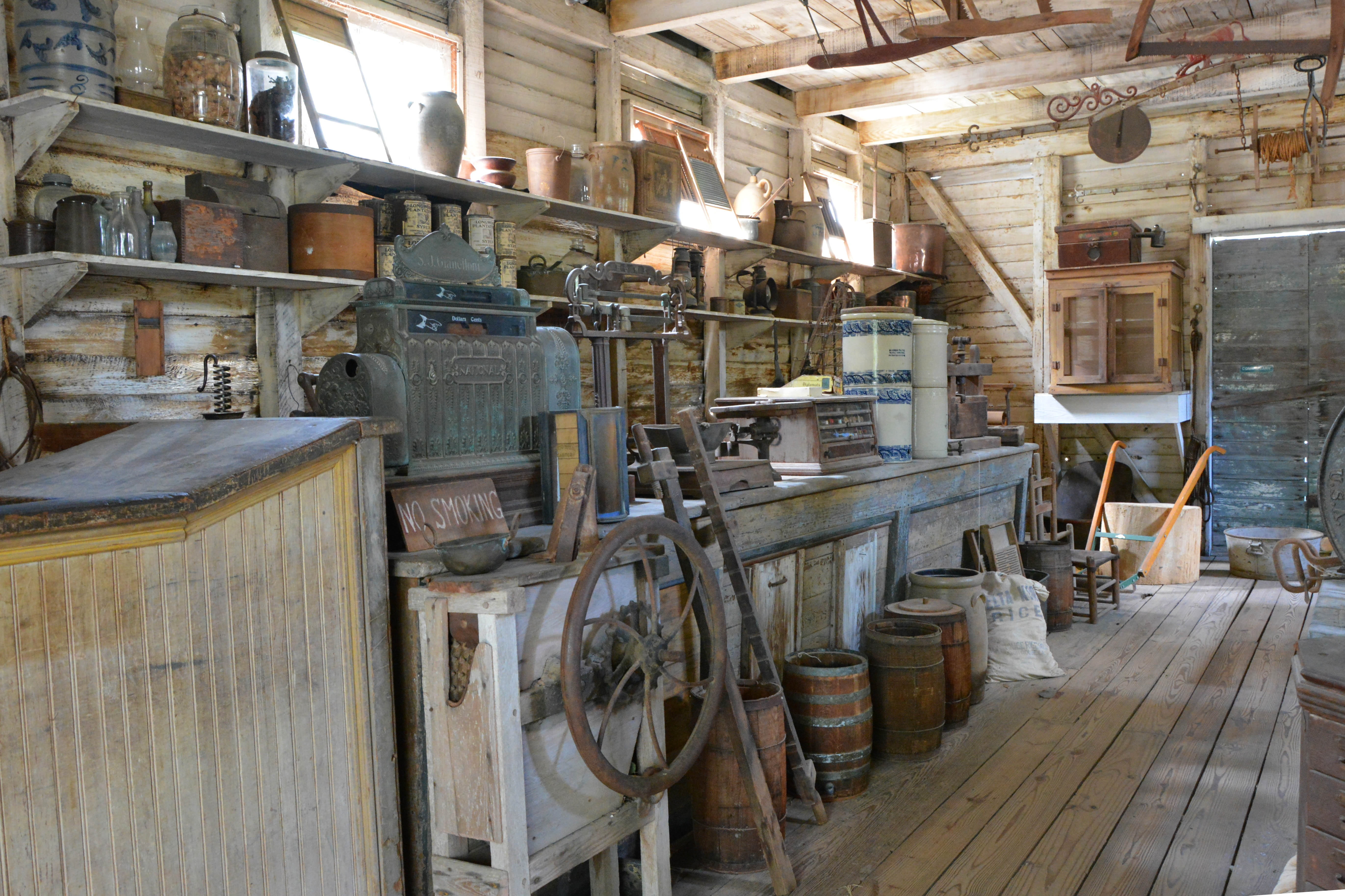 factory, large group of objects, building, country store, wood, merchant, architecture, rural, rustic, flooring, industry, domestic room, workshop, 5K, HD Wallpaper