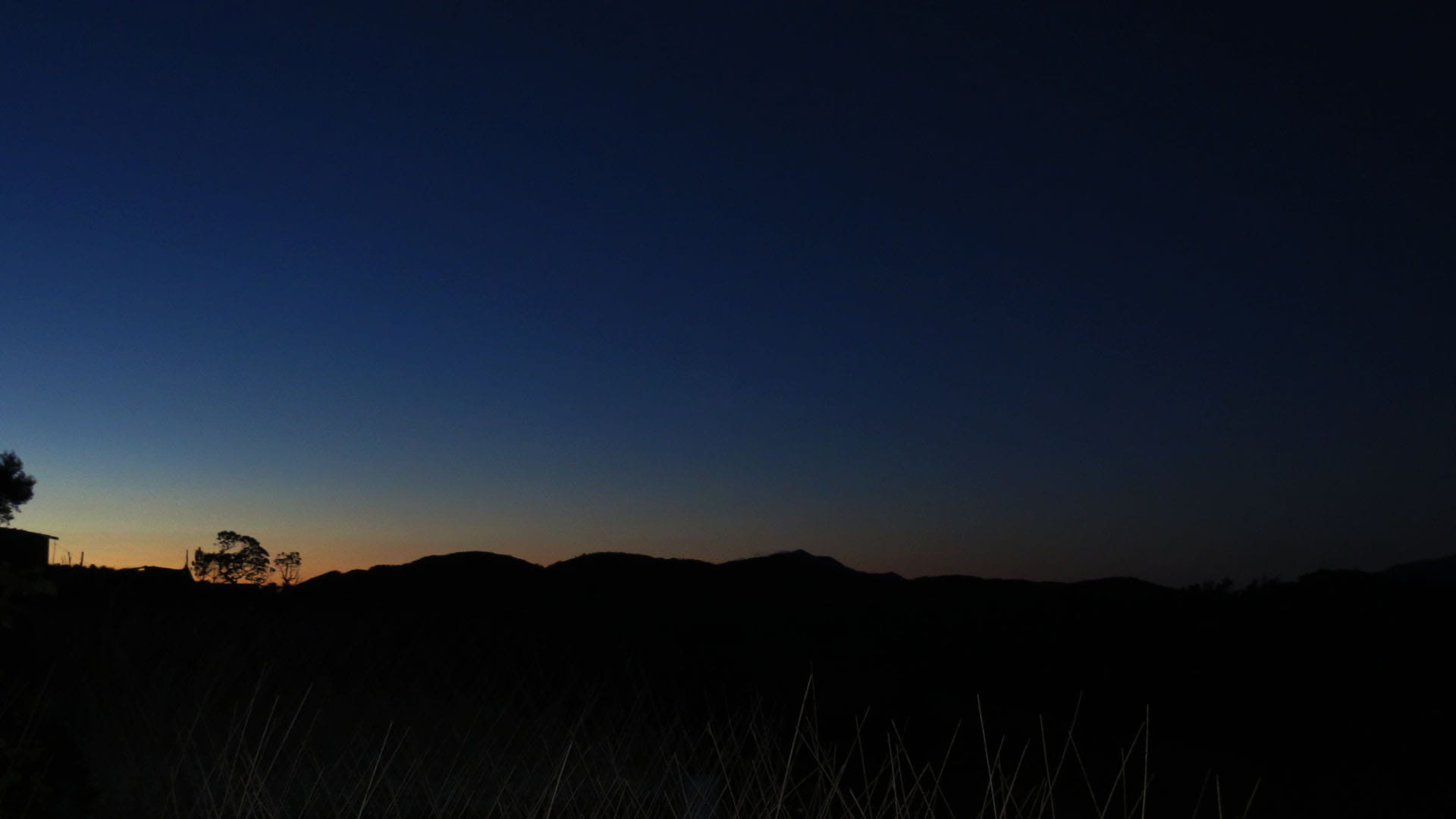 indigenous, philippines, nature, sunrise, mt. province, sky, trees, orange, clear sky, dark, shadow, 1080P, idyllic, cold, land, province, plant, non-urban scene, HD Wallpaper