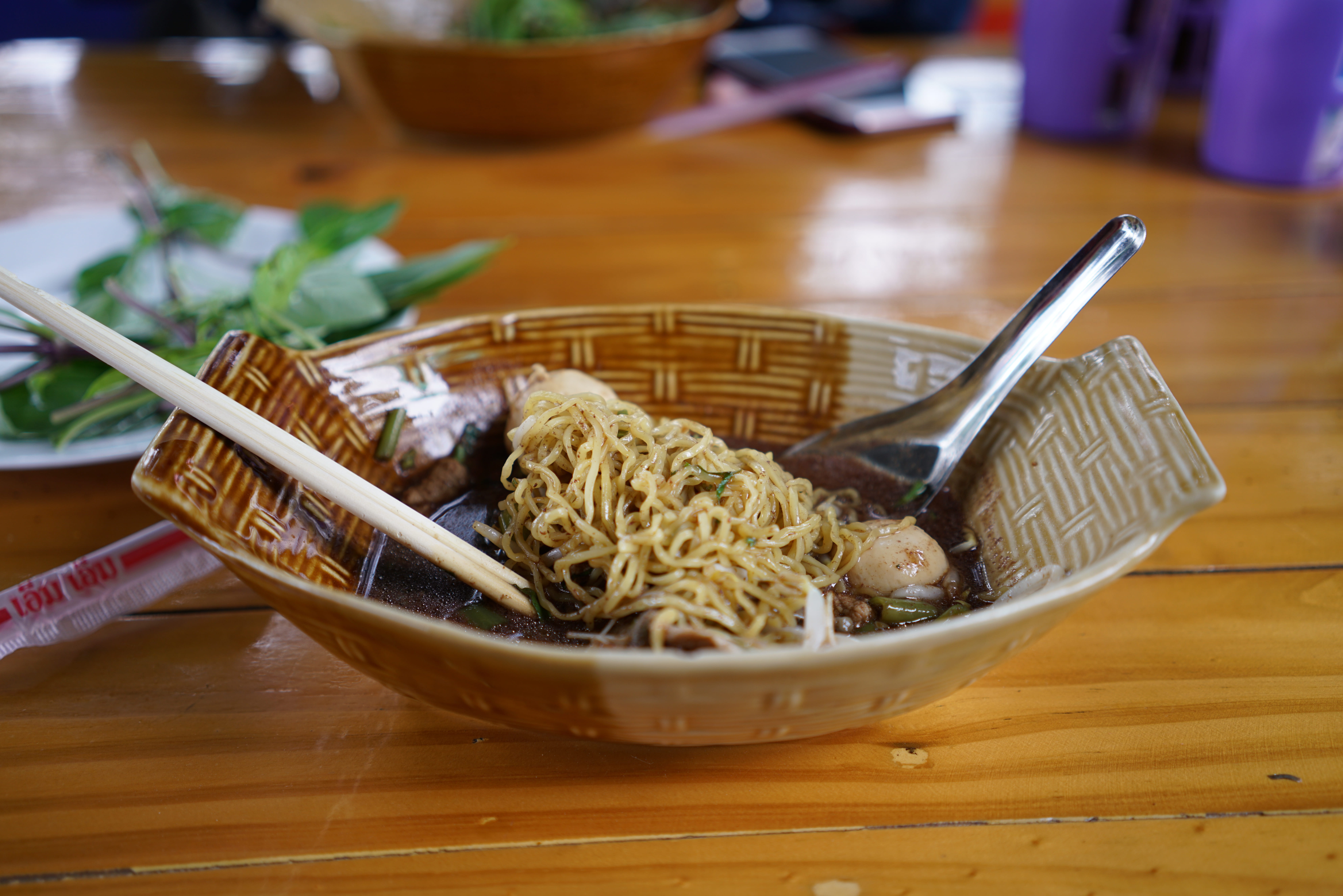 italian food, bowl, freshness, spoon, food and drink, indoors, soup bowl, Boat, table, Thai Food, eating utensil, chopsticks, boat noodle, healthy eating, HD Wallpaper