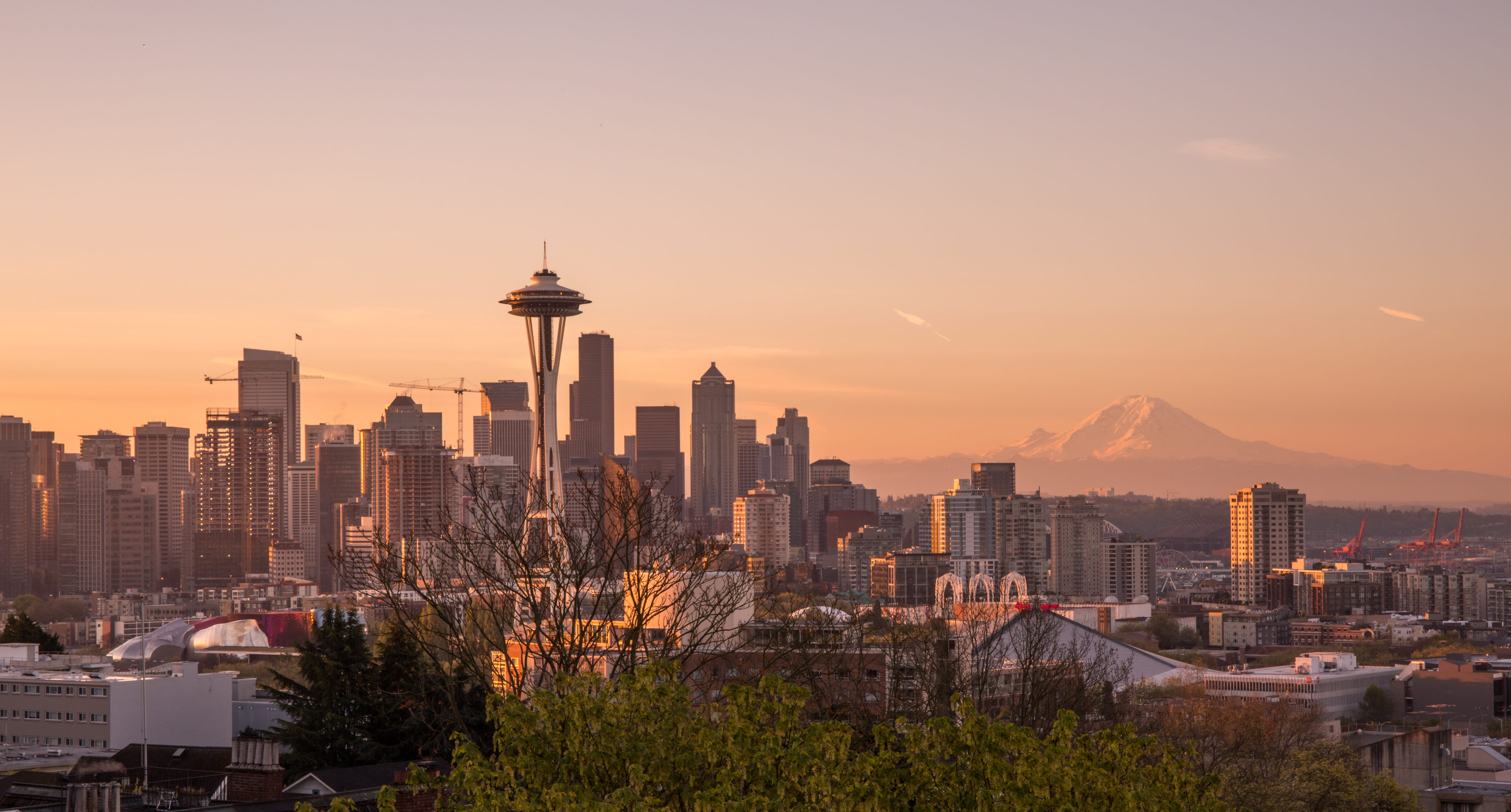 landscape, aerial, building, cityscape, golden hour, night, city life, famous Place, travel destinations, urban Skyline, photography, city, sunset, downtown District, HD Wallpaper