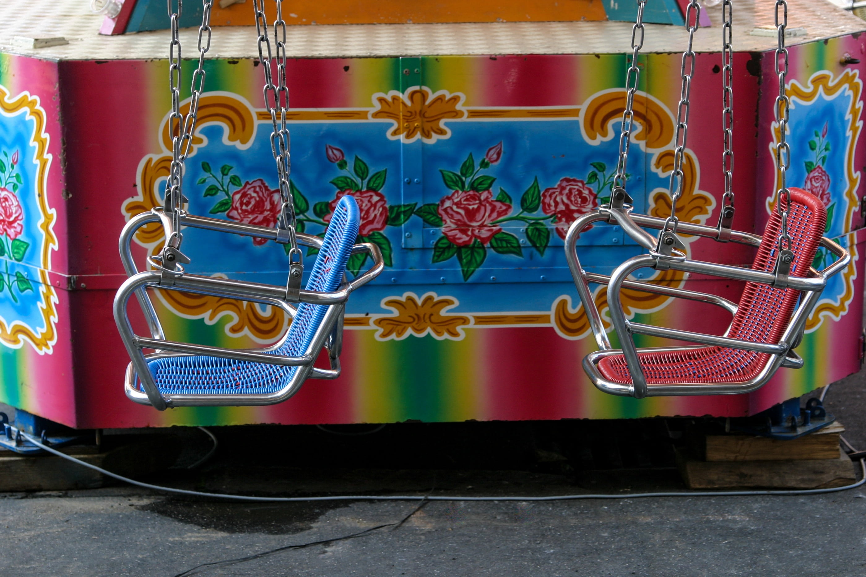 colorful, float, design, pattern, art and craft, folk festival, speed, blue, fair, transportation, carousel, architecture, year market, day, mode of transportation, HD Wallpaper