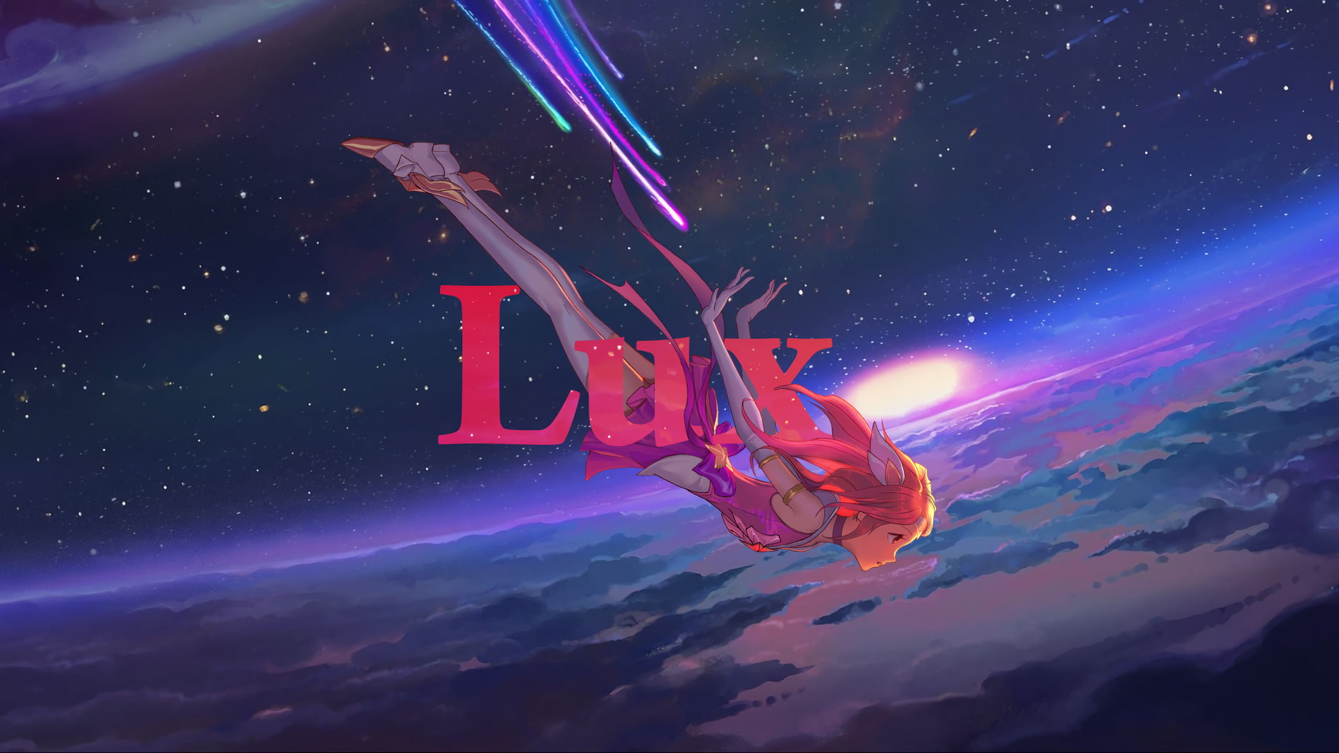technology, glowing, night, League Of Legends, star - space, digital composite, mid-air, no people, space and astronomy, scenics - nature, Star Guardians, HD Wallpaper