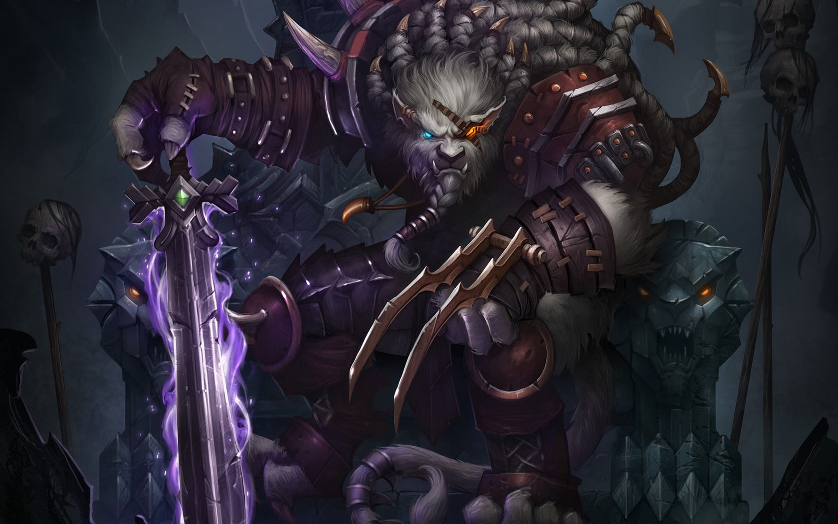 720P, Rengar, video games, League of Legends, HD Wallpaper