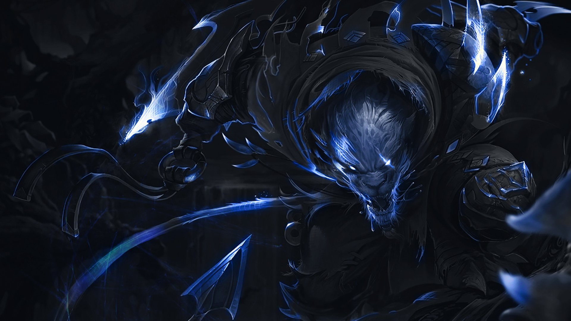 Video Game, League Of Legends, Rengar (League Of Legends), Blue, 1080P, HD Wallpaper