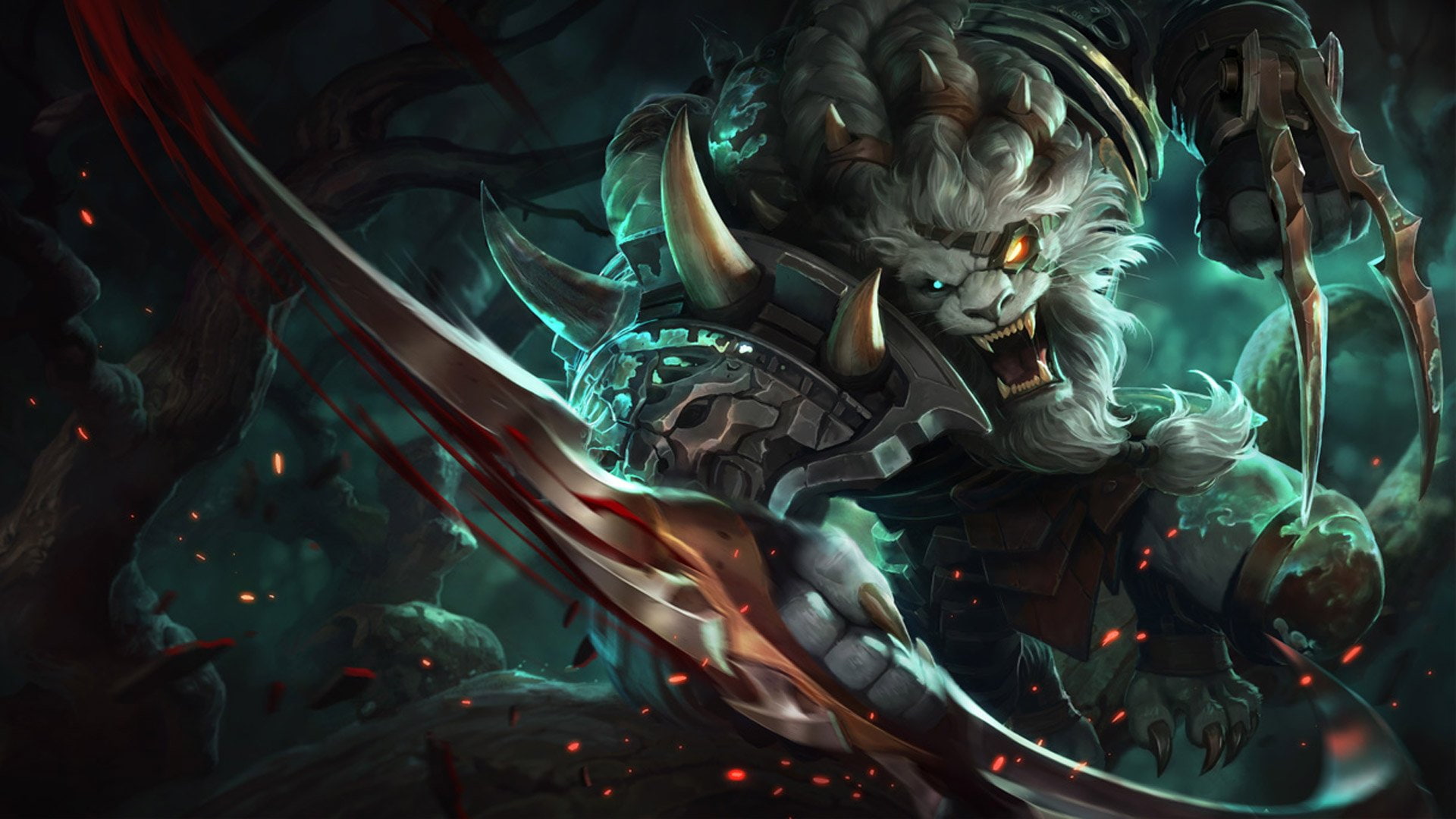1080P, legends, rengar, league, HD Wallpaper