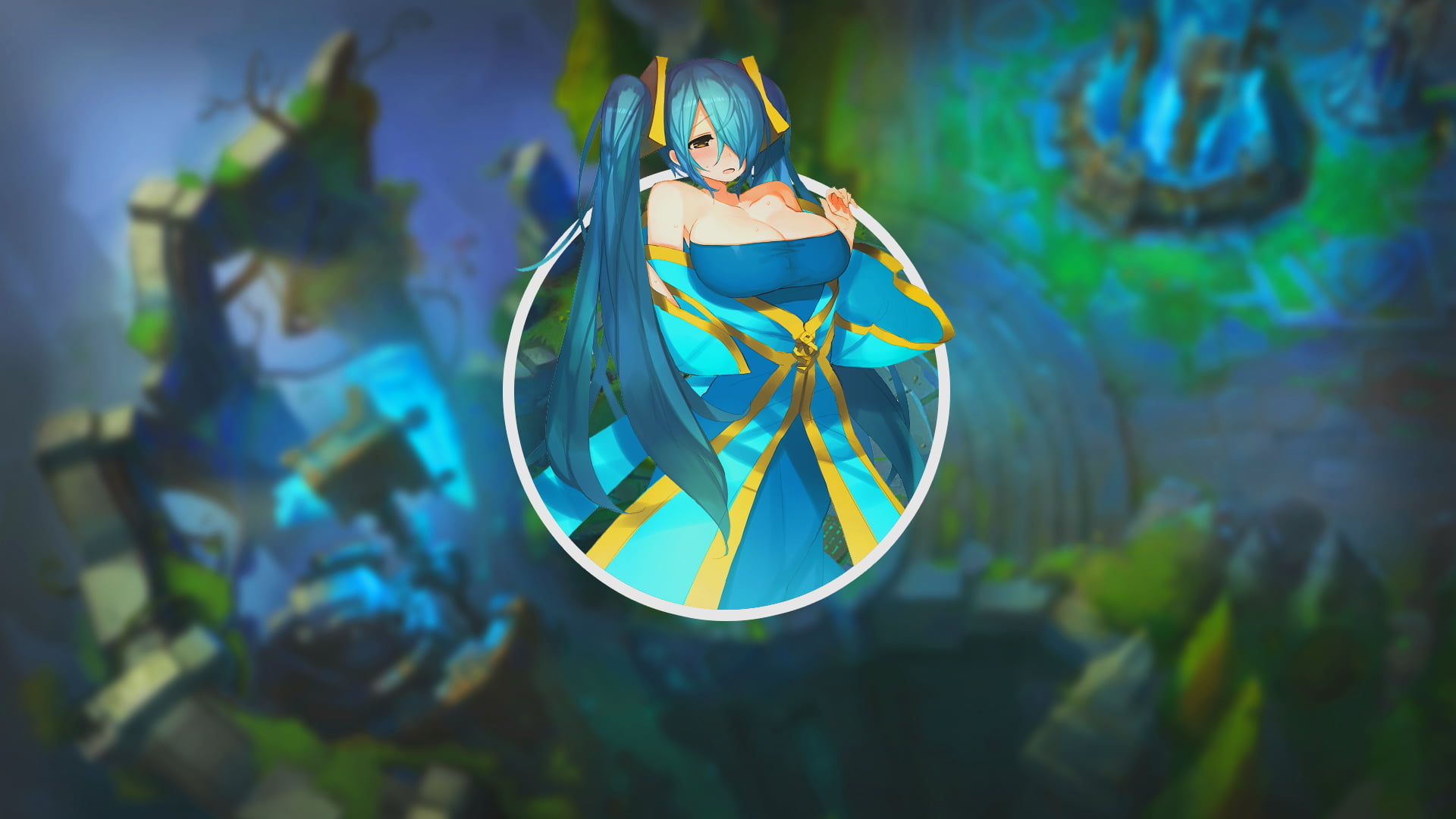 League of Legends, anime, Sona (League of Legends), anime girls, 1080P, HD Wallpaper