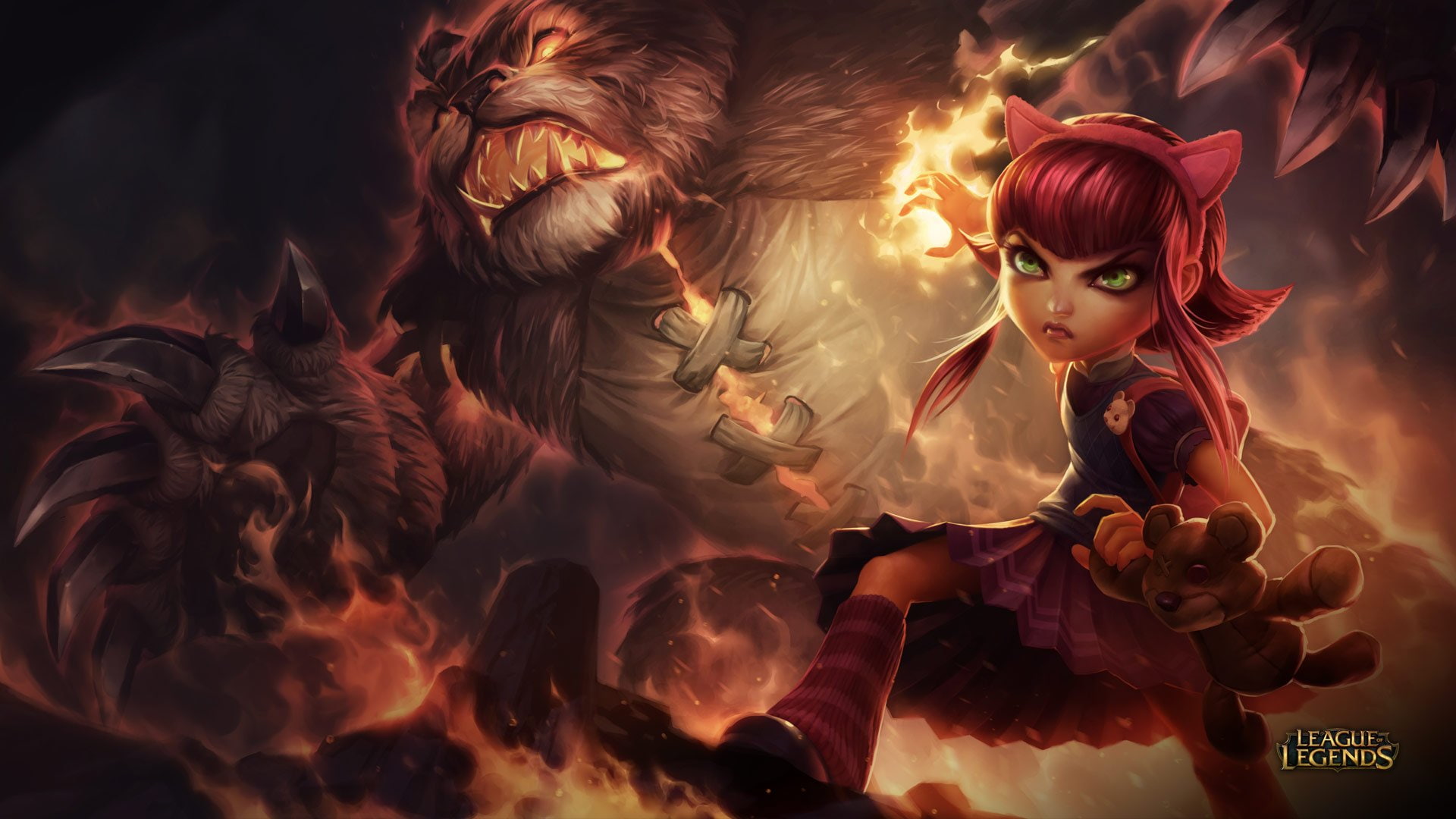 legends, league, 1080P, annie, HD Wallpaper