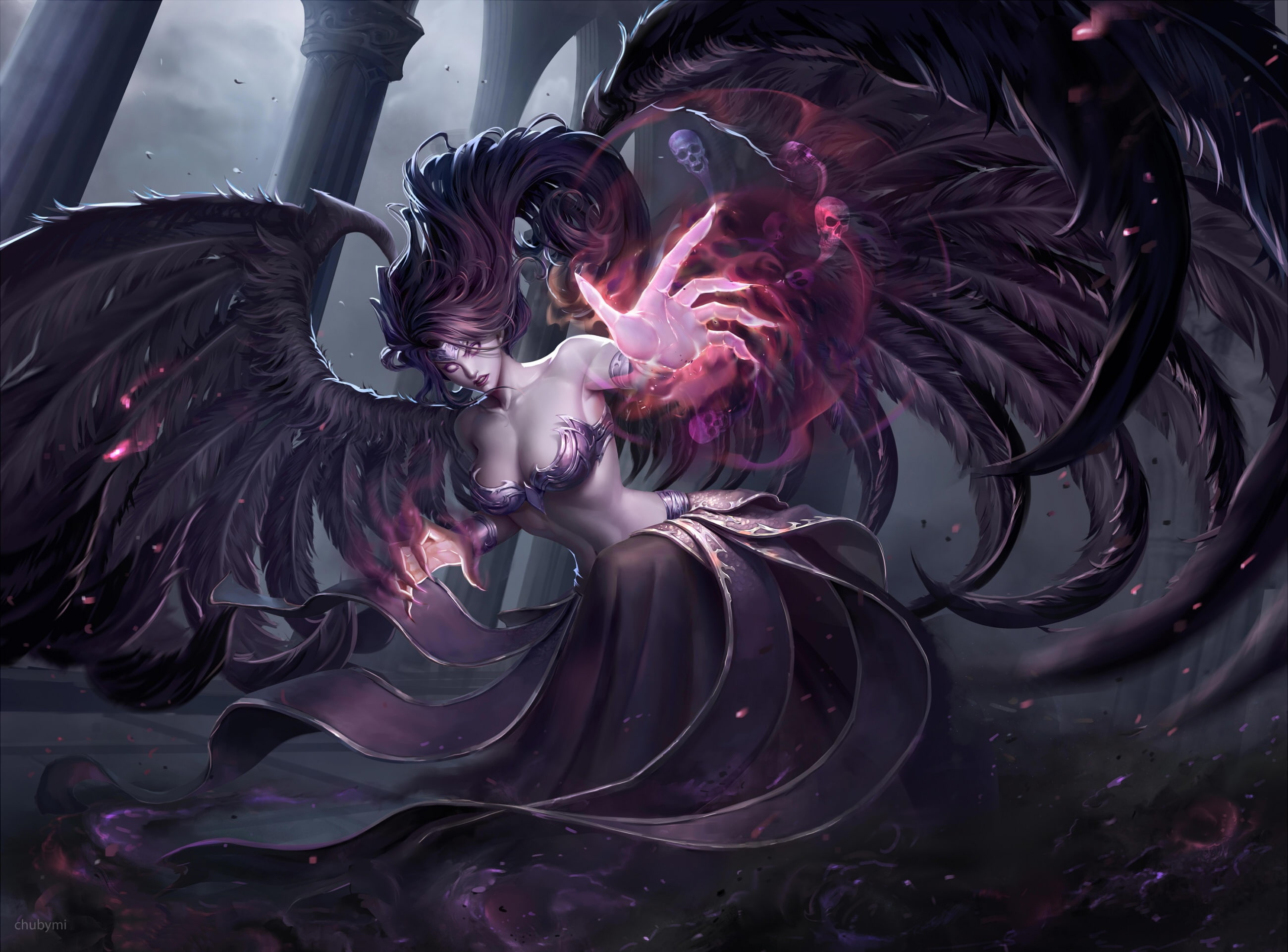 Morgana, Chuby Mi, 2K, the game, Morgana league of legends, art, league of legends, HD Wallpaper